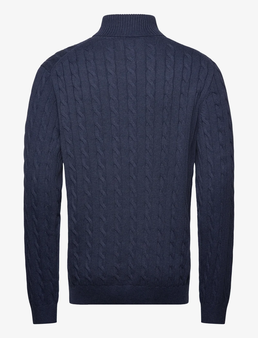 GANT - COTTON CABLE TURTLE NECK - poolokaulus - dark jeansblue melange - 1