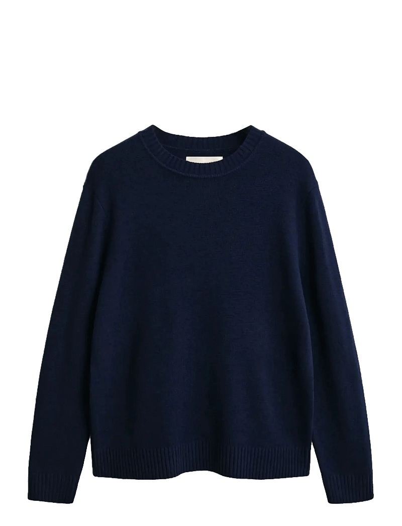 Gant - CASHMERE BLEND C-NECK - rund hals - evening blue - 1