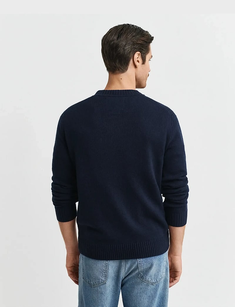 Gant - CASHMERE BLEND C-NECK - rund hals - evening blue - 2