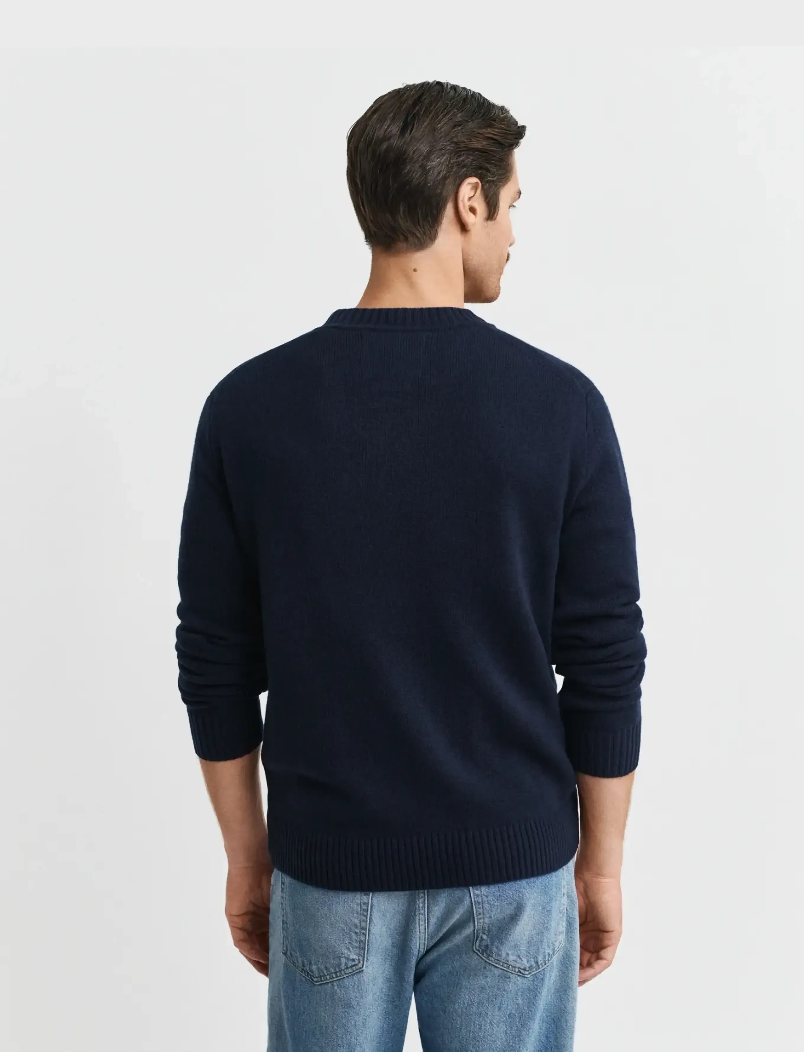 Gant - CASHMERE BLEND C-NECK - rundhals - evening blue - 2