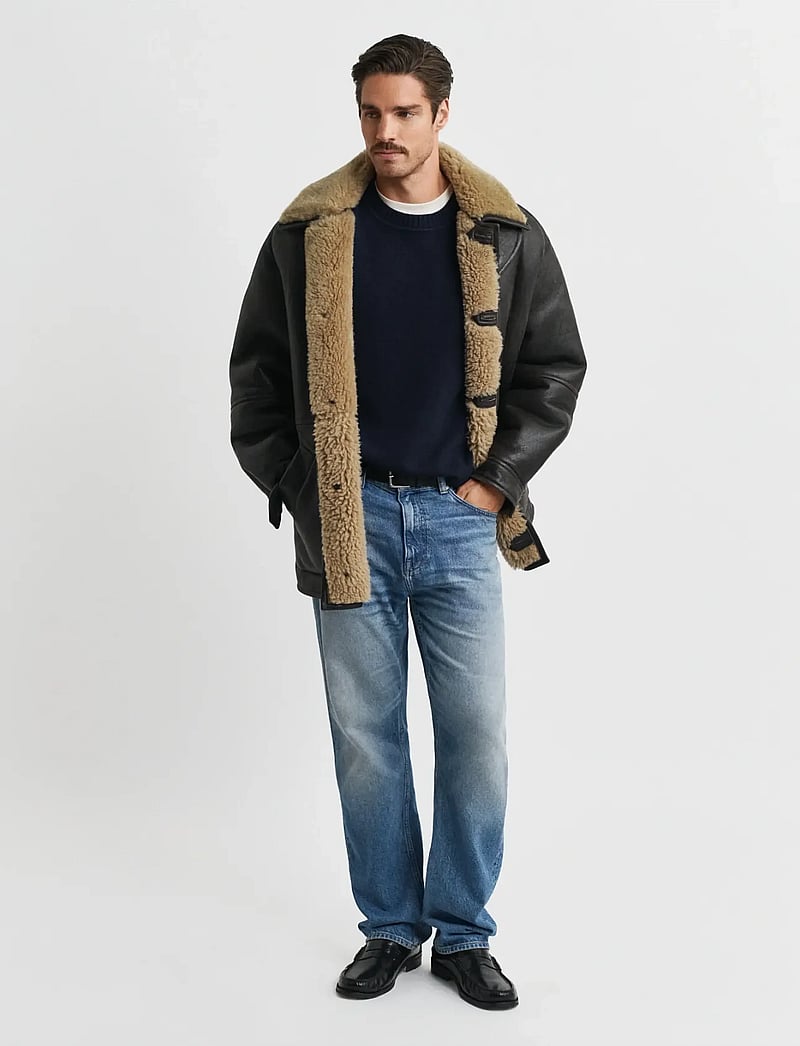 Gant - CASHMERE BLEND C-NECK - rund hals - evening blue - 4