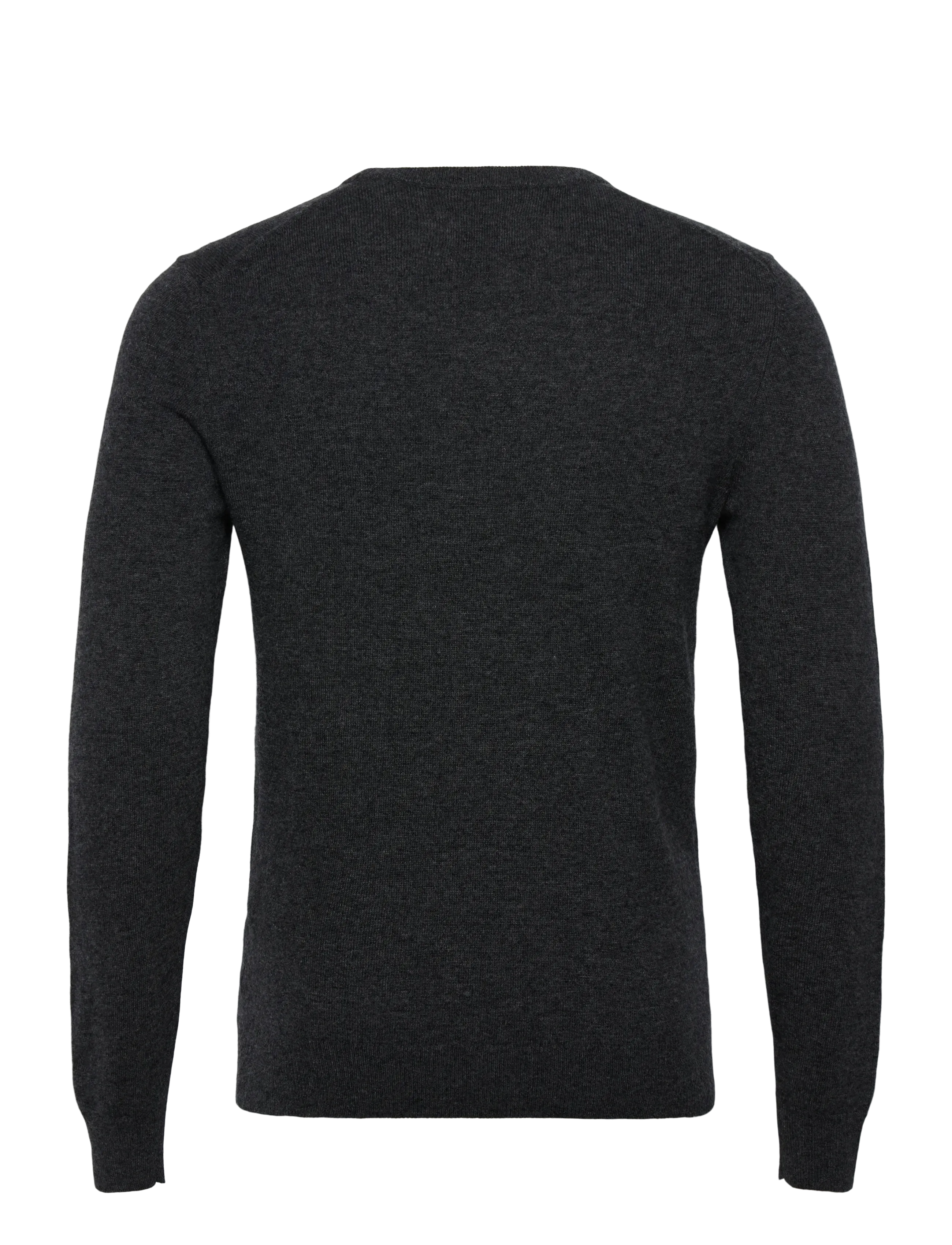 Gant - LAMBSWOOL BLEND C-NECK - kudumid - charcoal melange - 1
