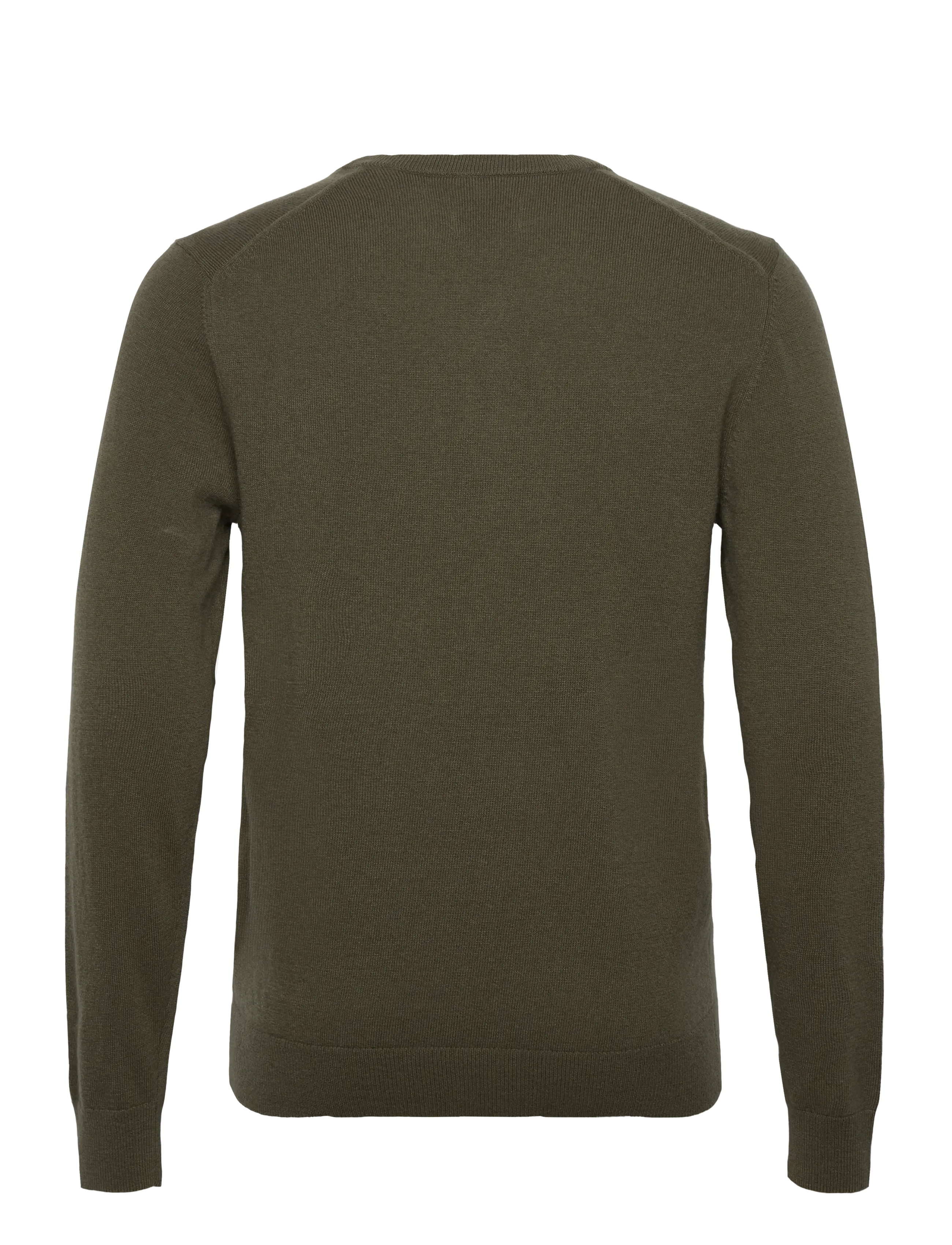 Gant - LAMBSWOOL BLEND V-NECK - trøjer - juniper green - 1