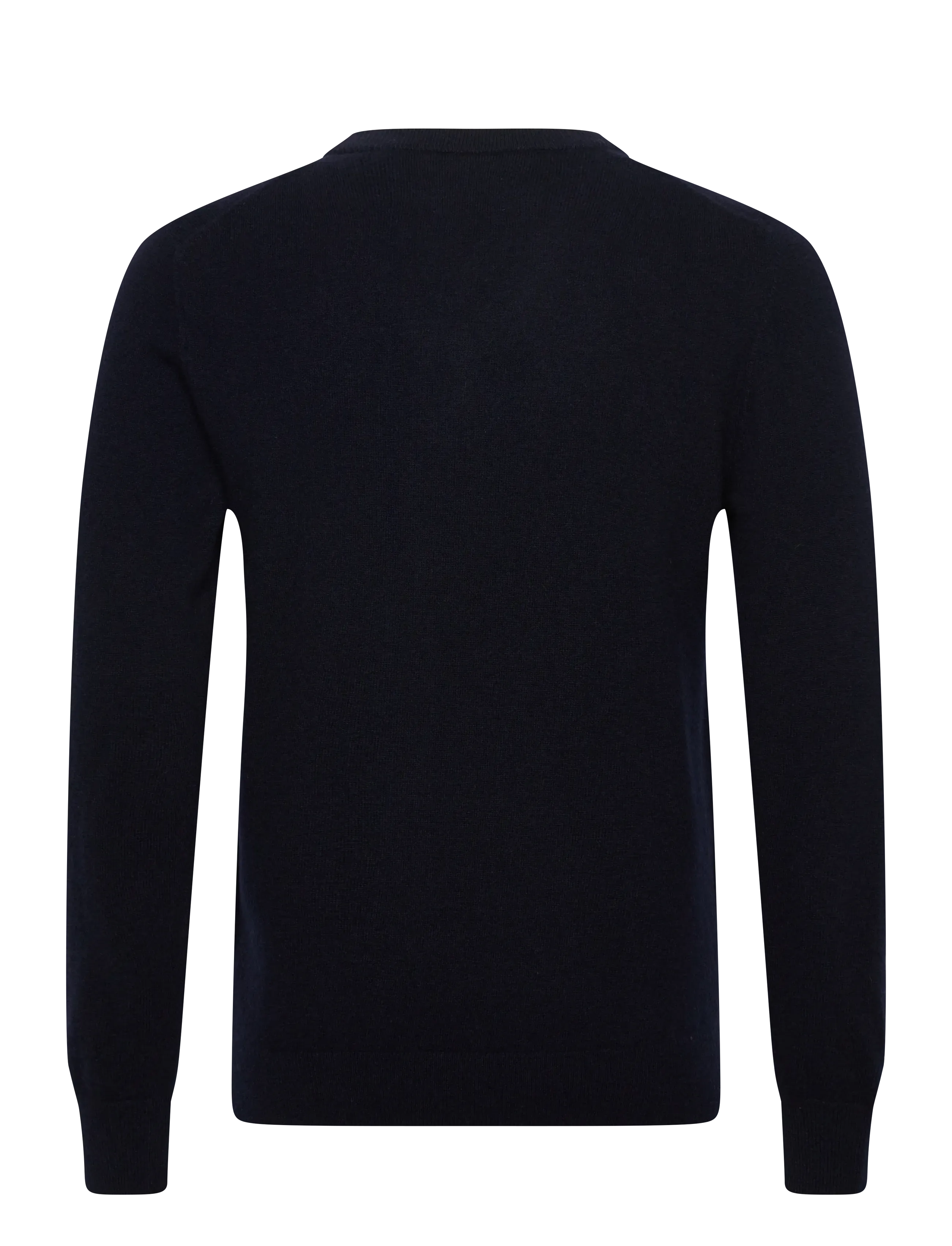 Gant - LAMBSWOOL BLEND V-NECK - strik - marine - 1
