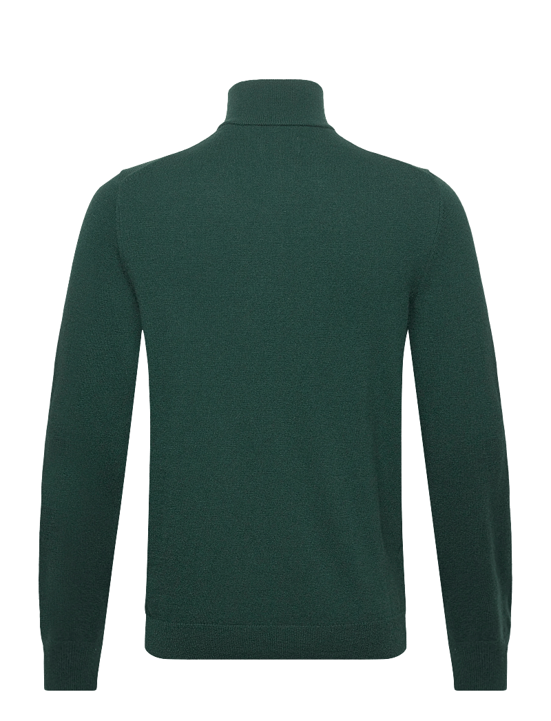 GANT - LAMBSWOOL BLEND HALF ZIP - halfzip strik - tartan green - 1