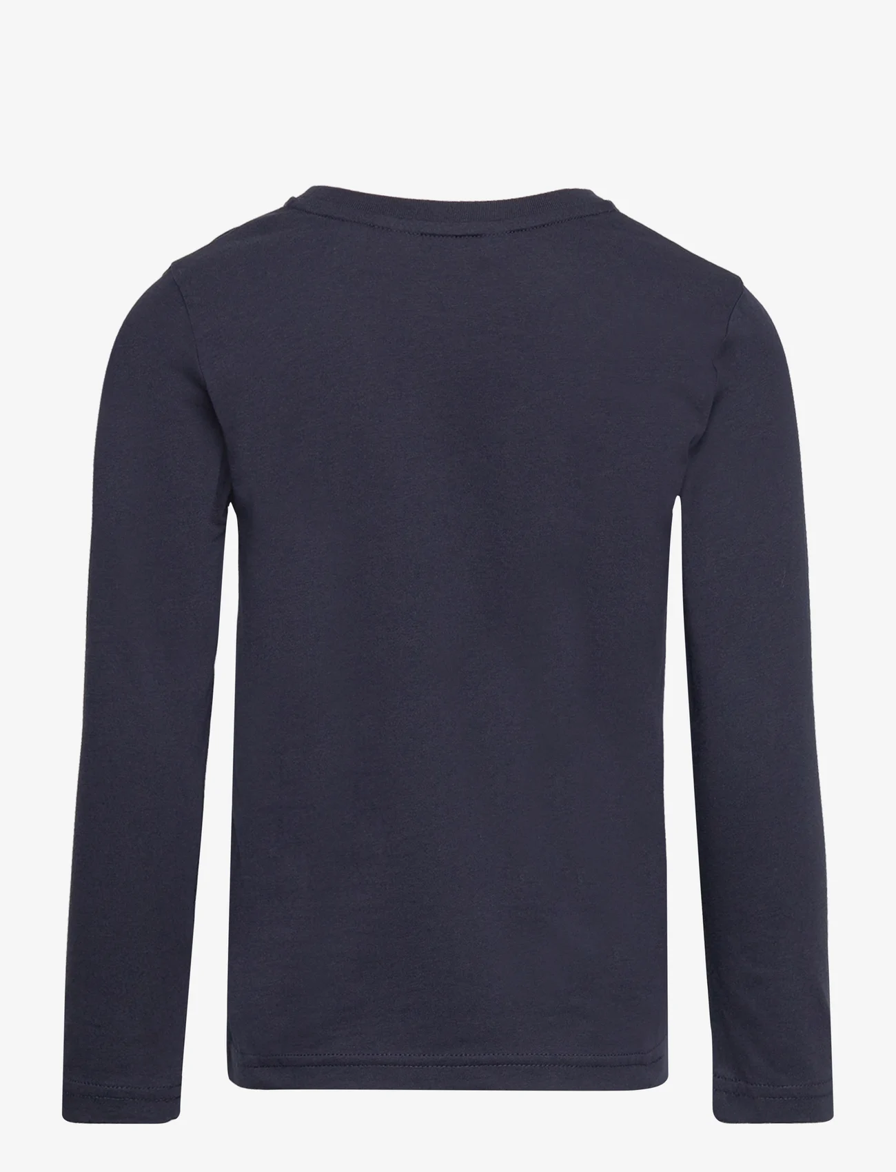 GANT - SHIELD LS T-SHIRT - långärmade t-shirts - evening blue - 1