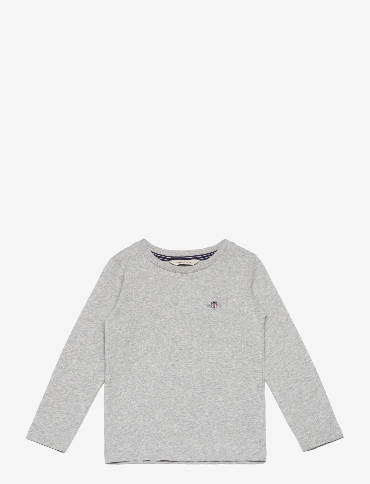 Gant - SHIELD LS T-SHIRT - langärmelig - light grey melange - 0