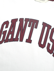 GANT - RELAXED GANT USA SS T-SHIRT - kortärmade t-shirts - white - 2