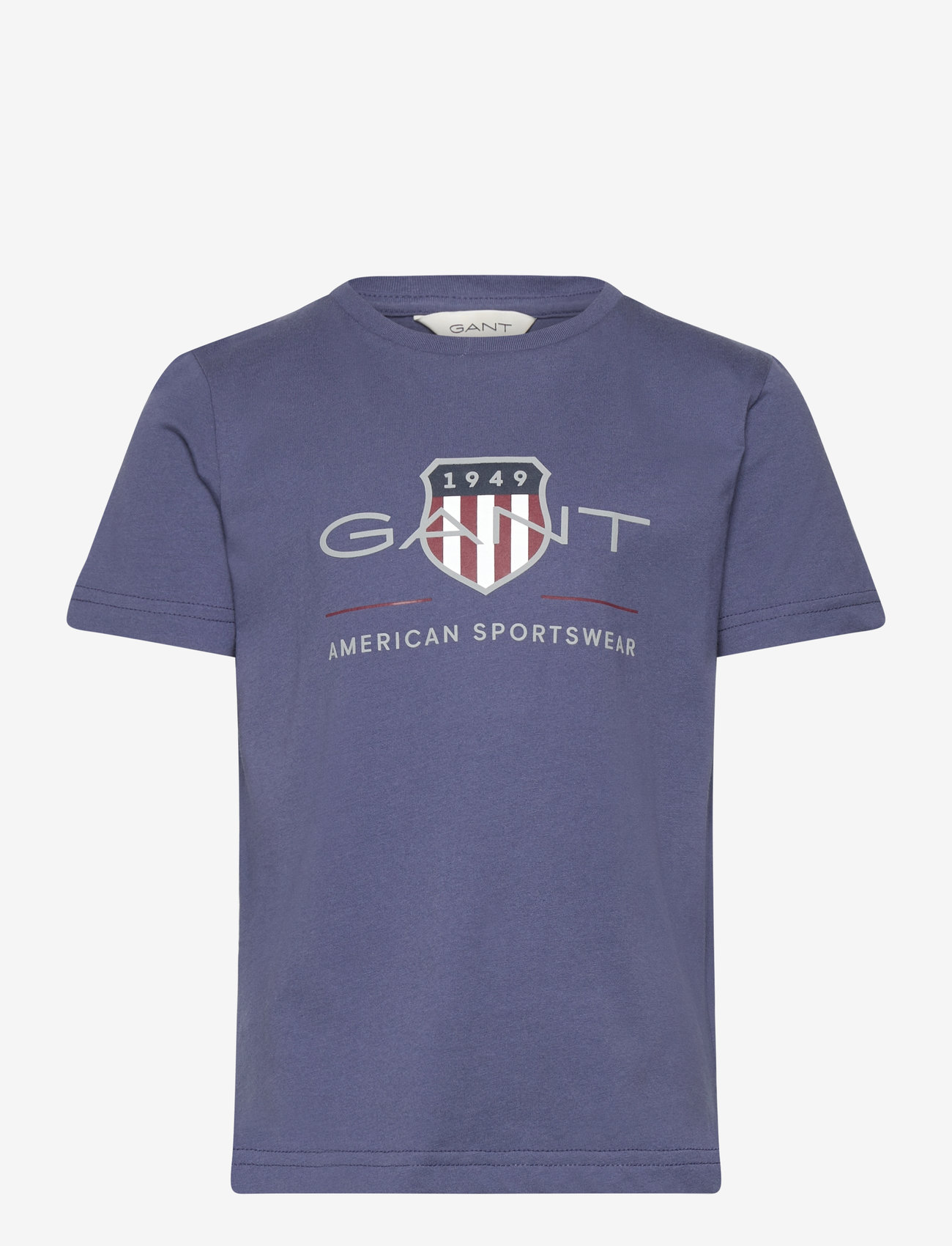 GANT - ARCHIVE SHIELD SS T-SHIRT - kortärmade t-shirts - dusty navy - 0