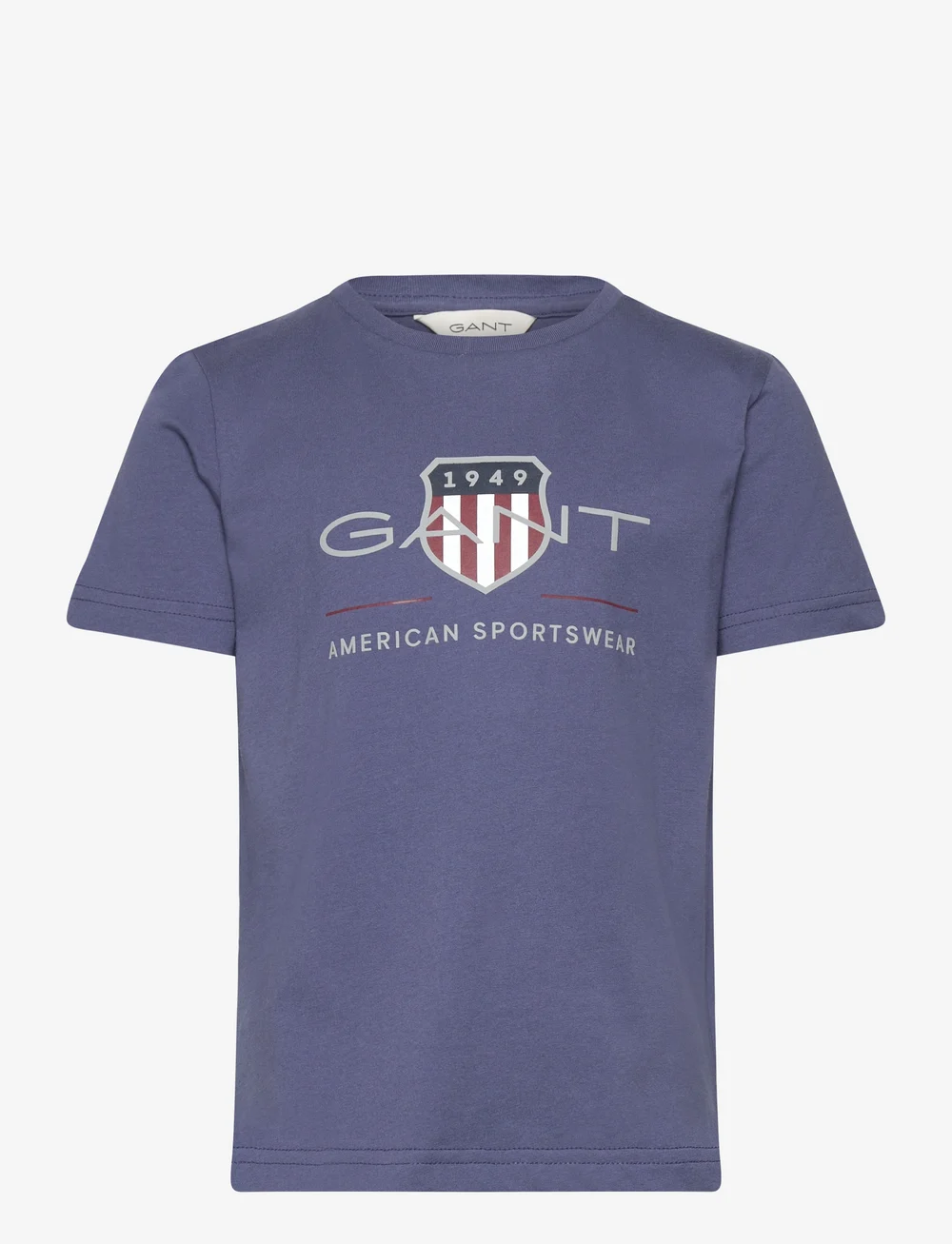 GANT - ARCHIVE SHIELD SS T-SHIRT - lühikeste varrukatega t-särgid - dusty navy - 0