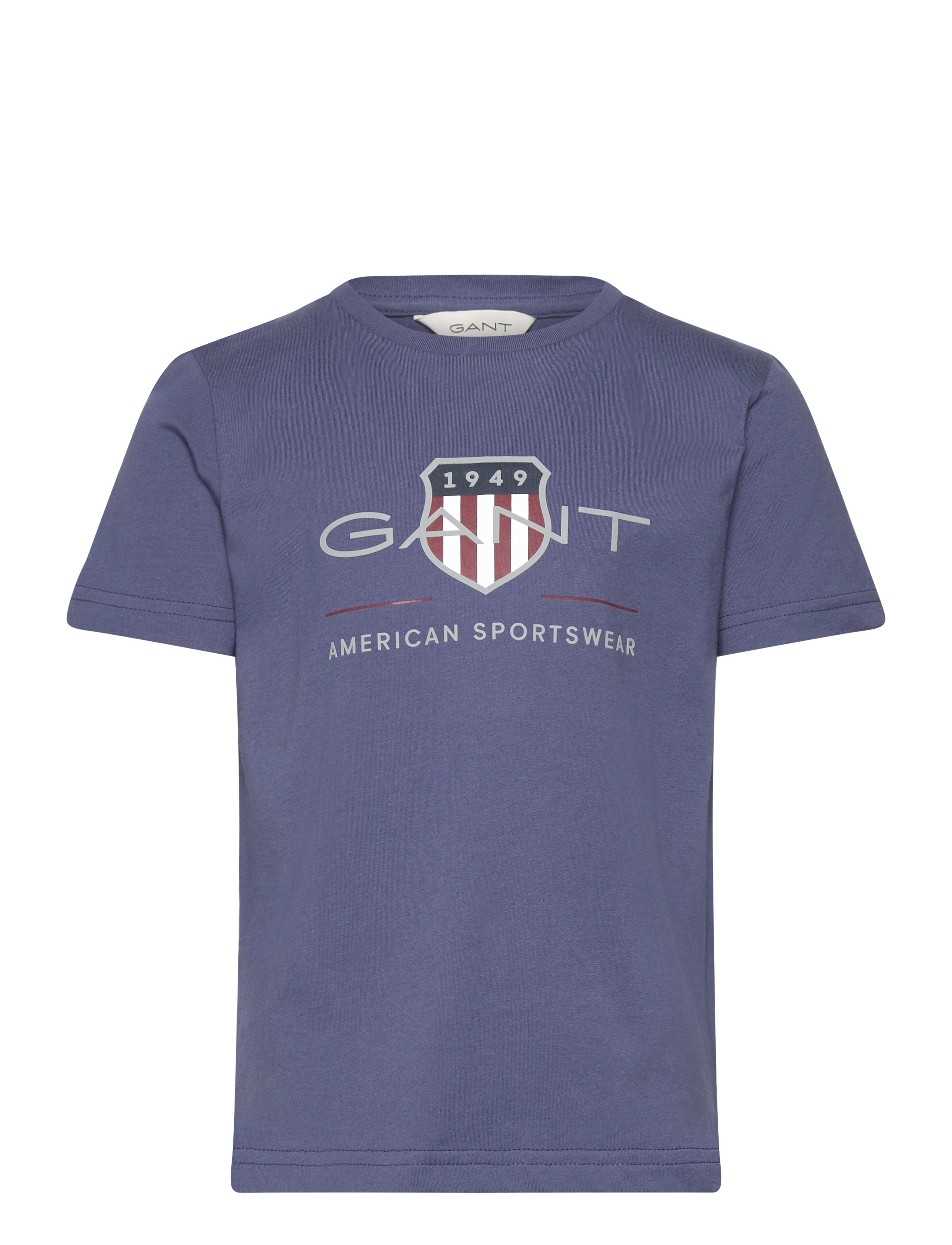Gant ARCHIVE SHIELD SS T-SHIRT - Basics - DUSTY NAVY / blue