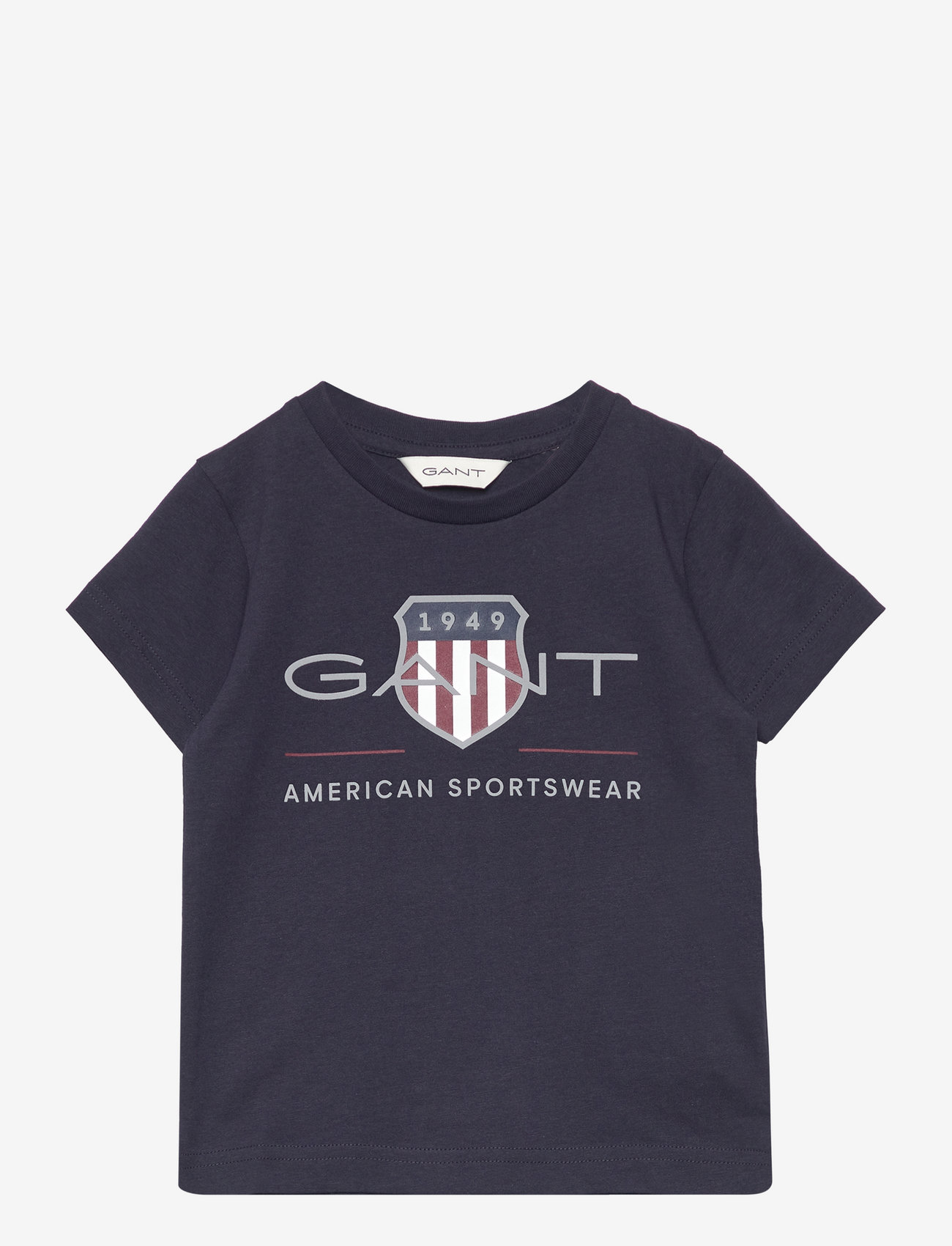 GANT - ARCHIVE SHIELD SS T-SHIRT - kortærmede t-shirts - evening blue - 0