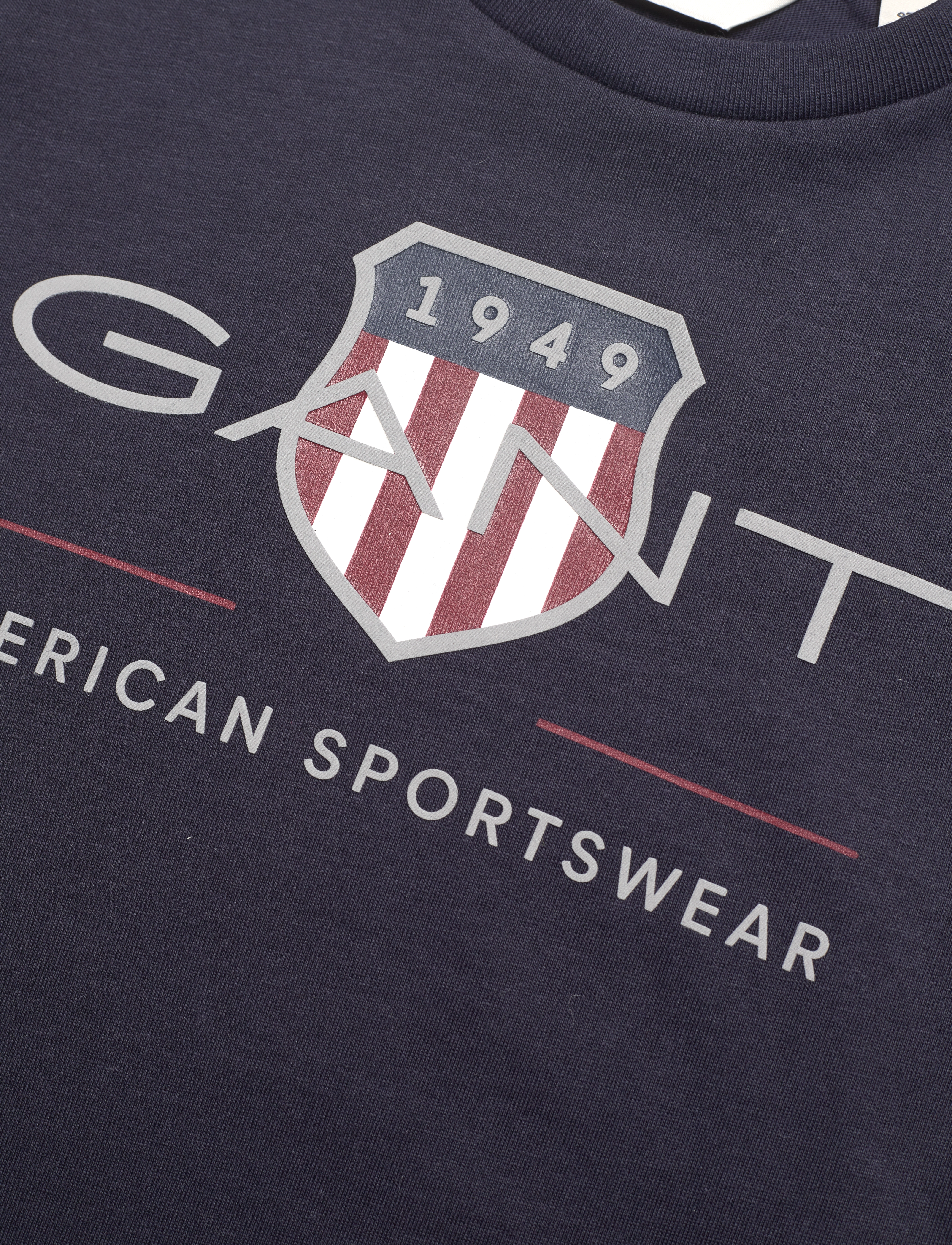Gant - ARCHIVE SHIELD SS T-SHIRT - kortærmede t-shirts - evening blue - 2