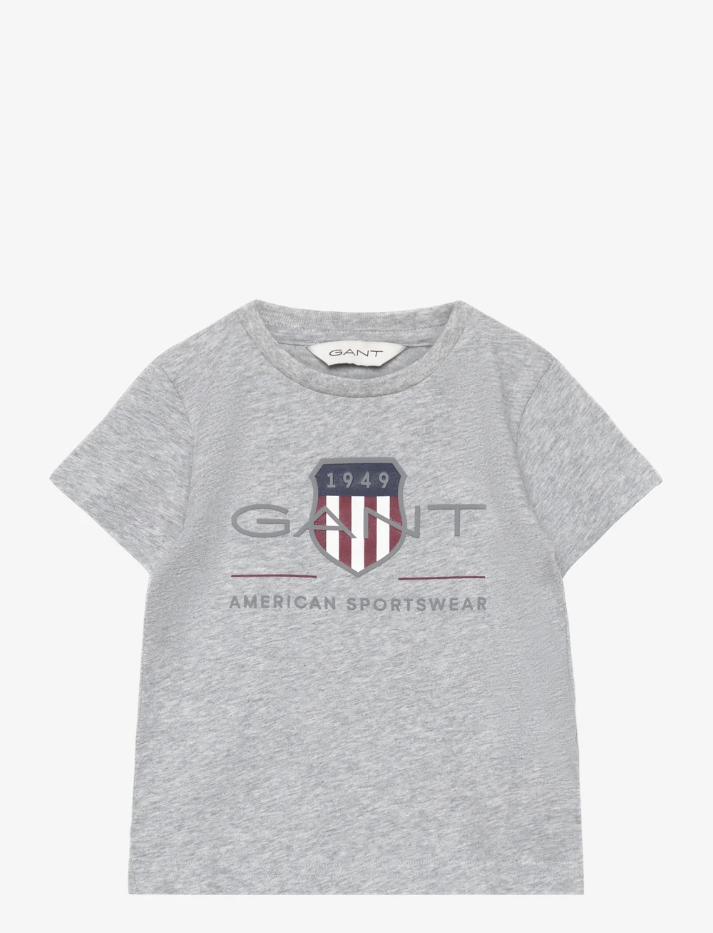 GANT - ARCHIVE SHIELD SS T-SHIRT - kortermede t-skjorter - light grey melange - 0
