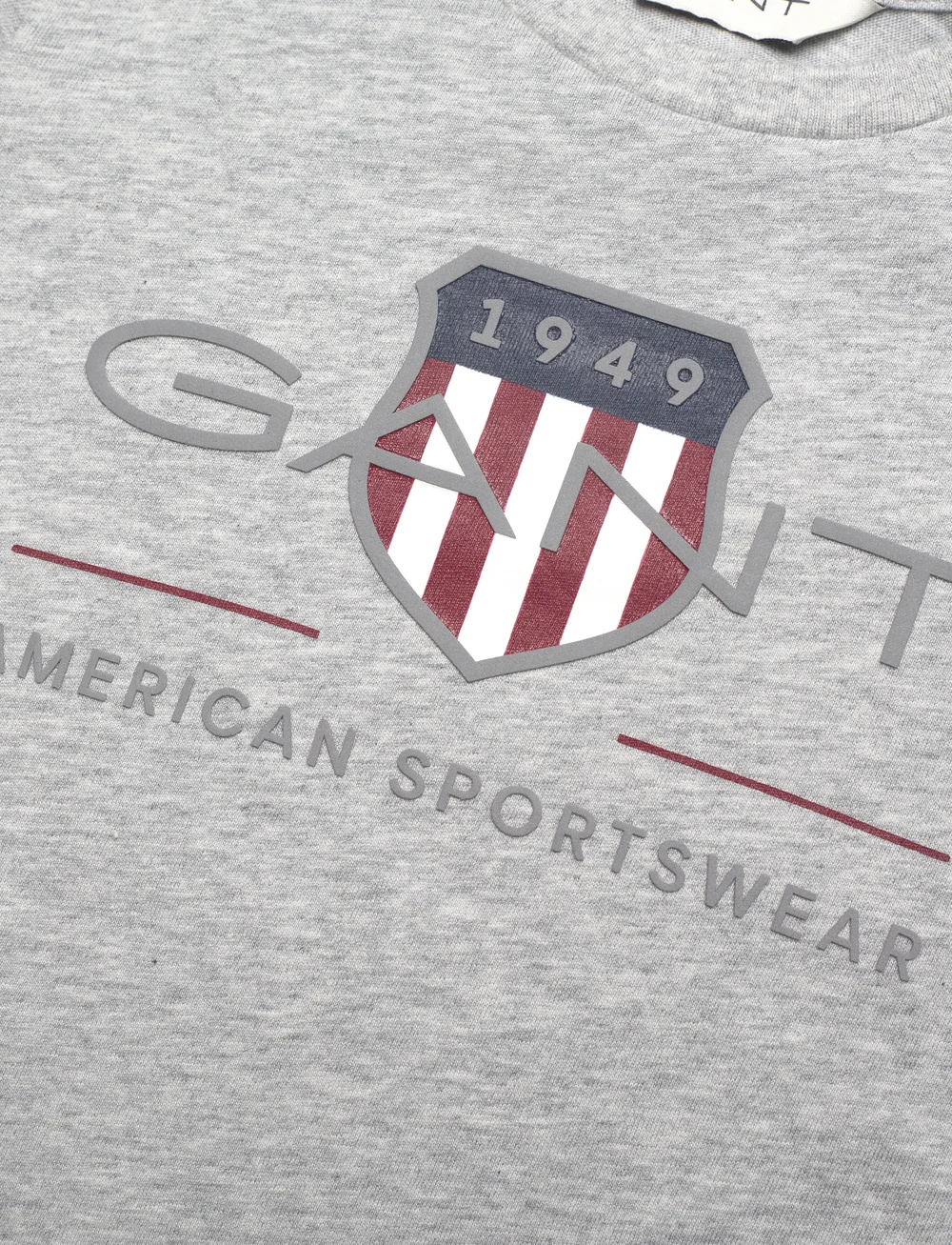GANT - ARCHIVE SHIELD SS T-SHIRT - kortermede t-skjorter - light grey melange - 2