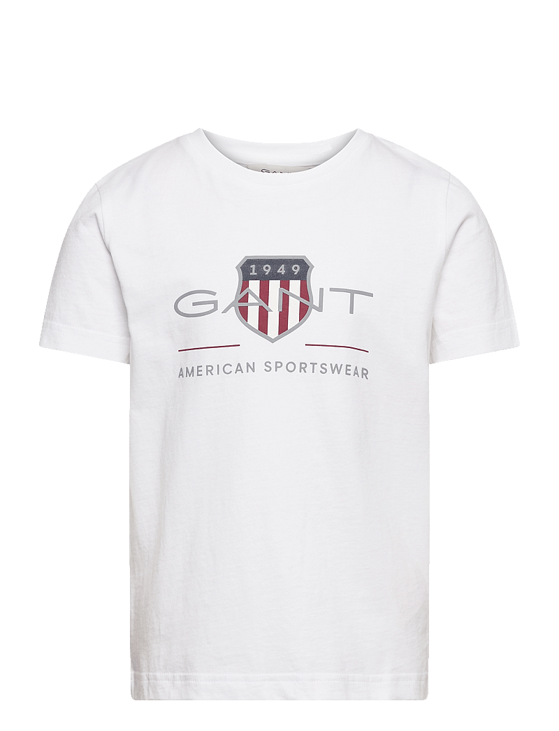 GANT - ARCHIVE SHIELD SS T-SHIRT - kurzärmelige - white - 0