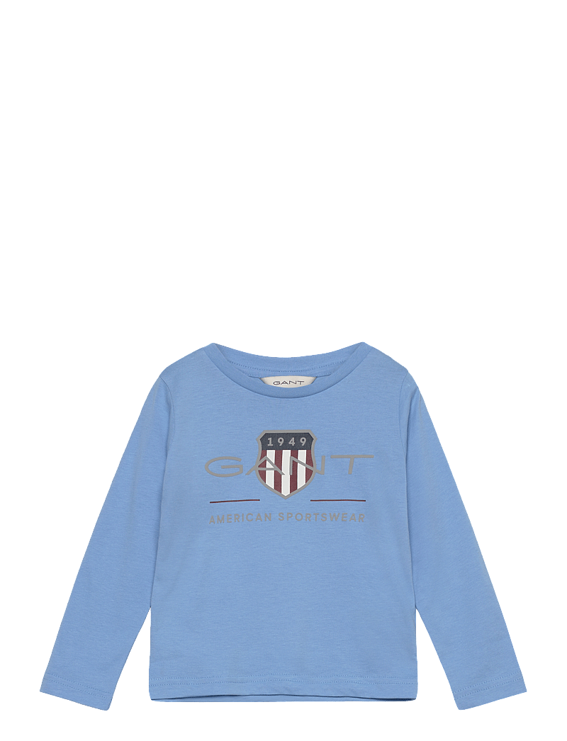 GANT - ARCHIVE SHIELD LS T-SHIRT - pikkade varrukatega t-särgid - dream blue - 0