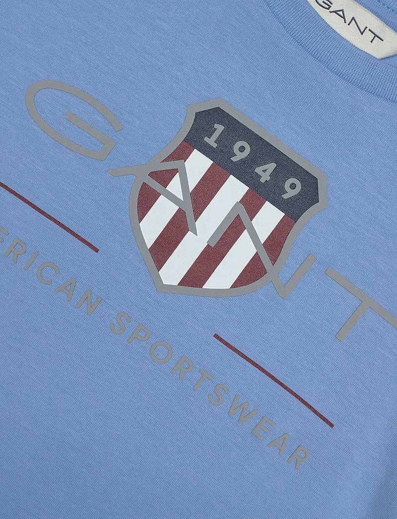 GANT - ARCHIVE SHIELD LS T-SHIRT - pikkade varrukatega t-särgid - dream blue - 2