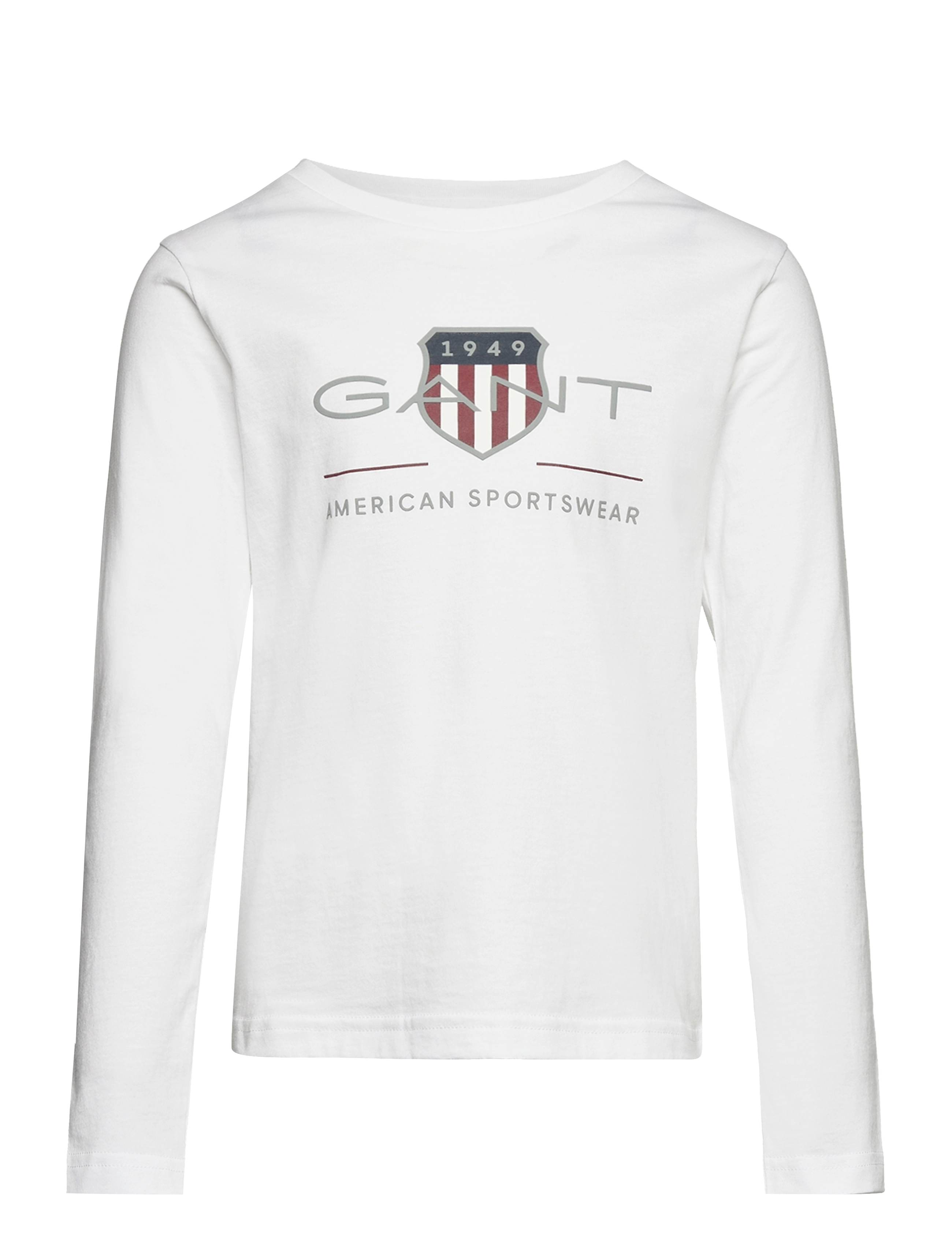 GANT ARCHIVE SHIELD LS T-SHIRT - Põhitooted - WHITE / white