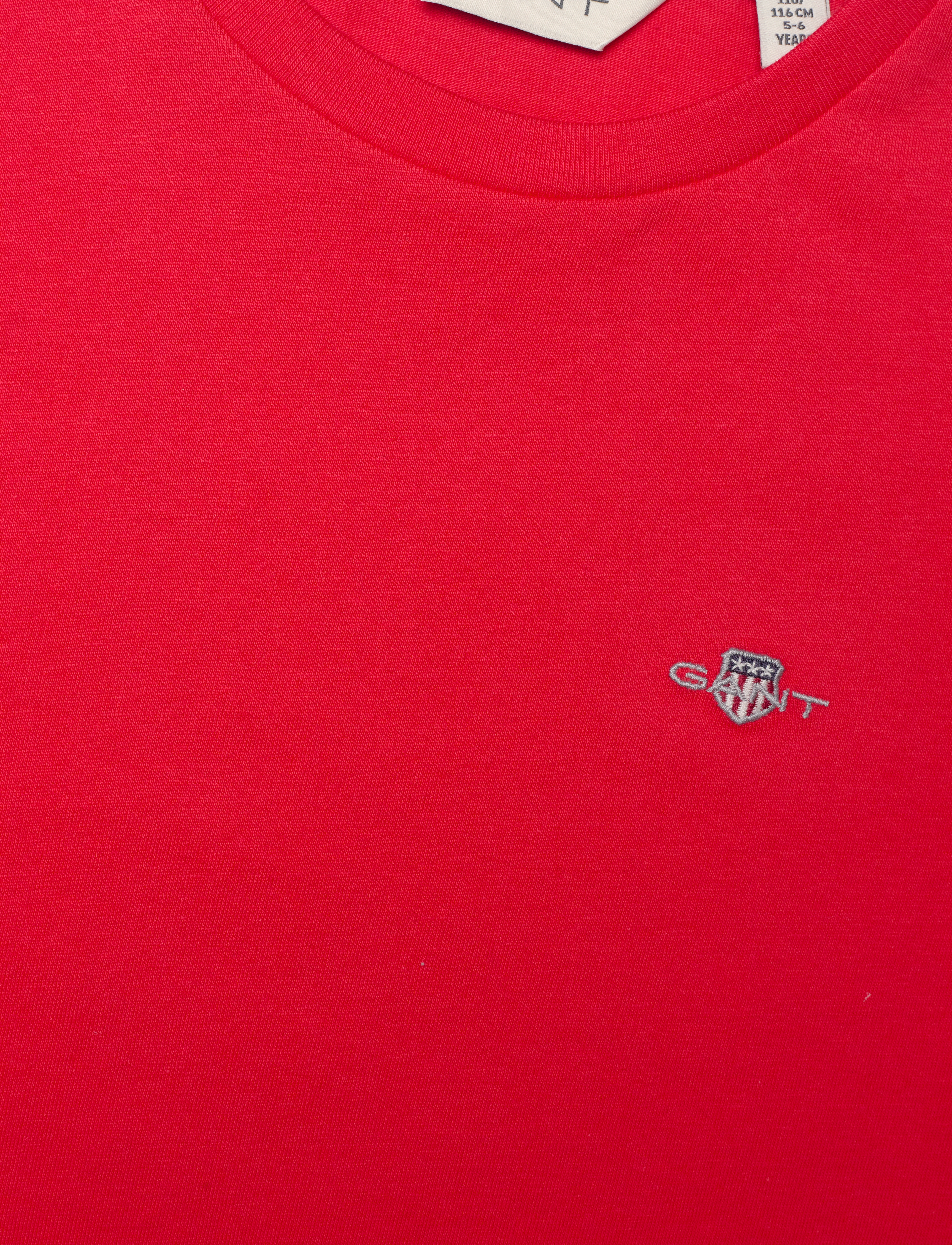 Gant - SHIELD SS T-SHIRT - lühikeste varrukatega t-särgid - bright red - 2