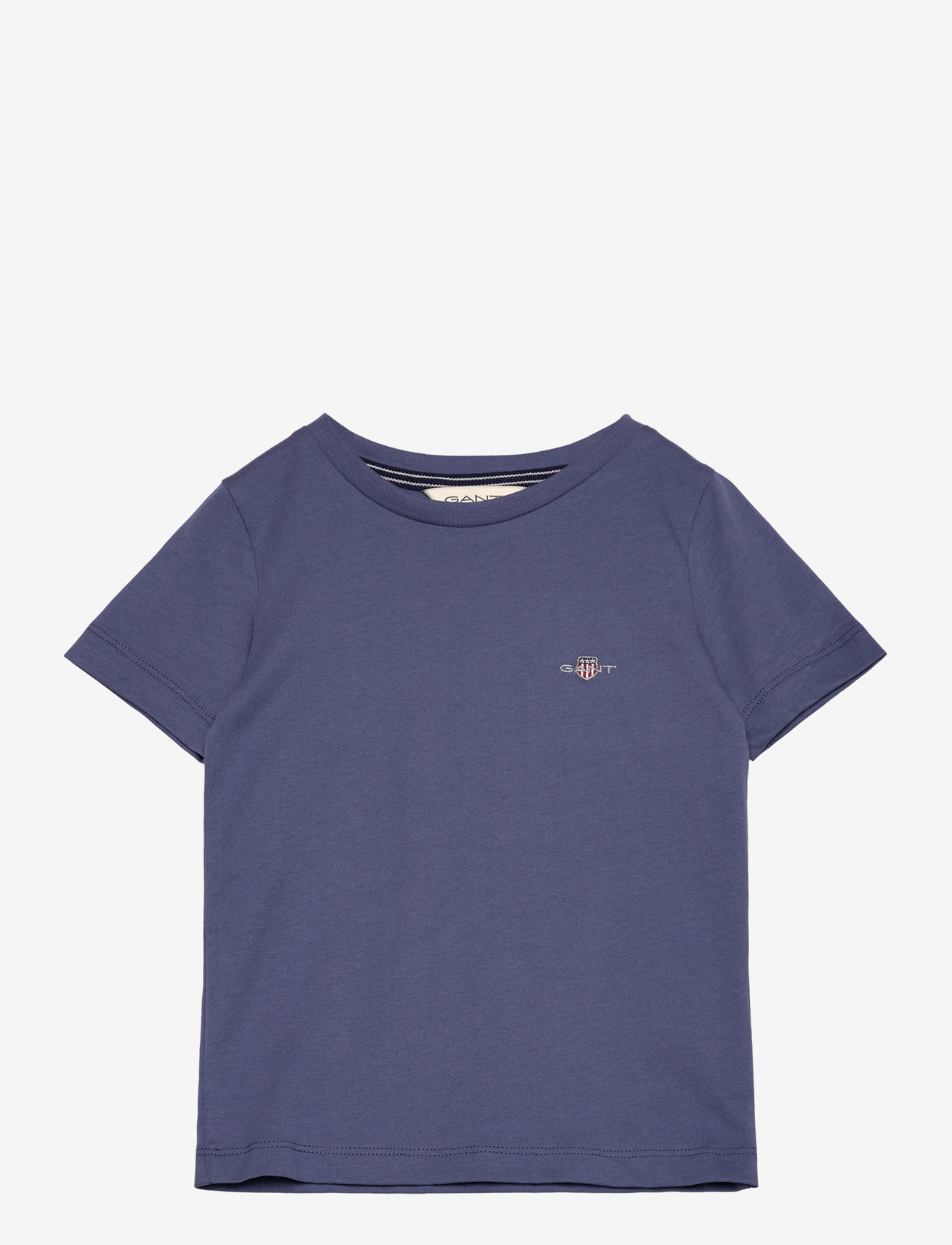 Gant - SHIELD SS T-SHIRT - kurzärmelige - dusty navy - 0