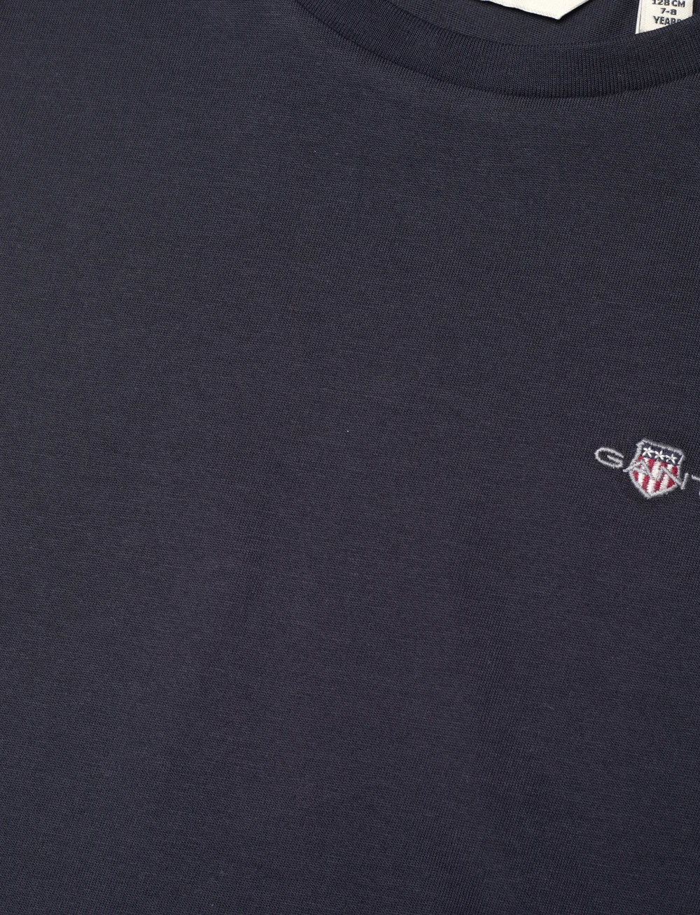GANT - SHIELD SS T-SHIRT - kurzärmelige - evening blue - 2
