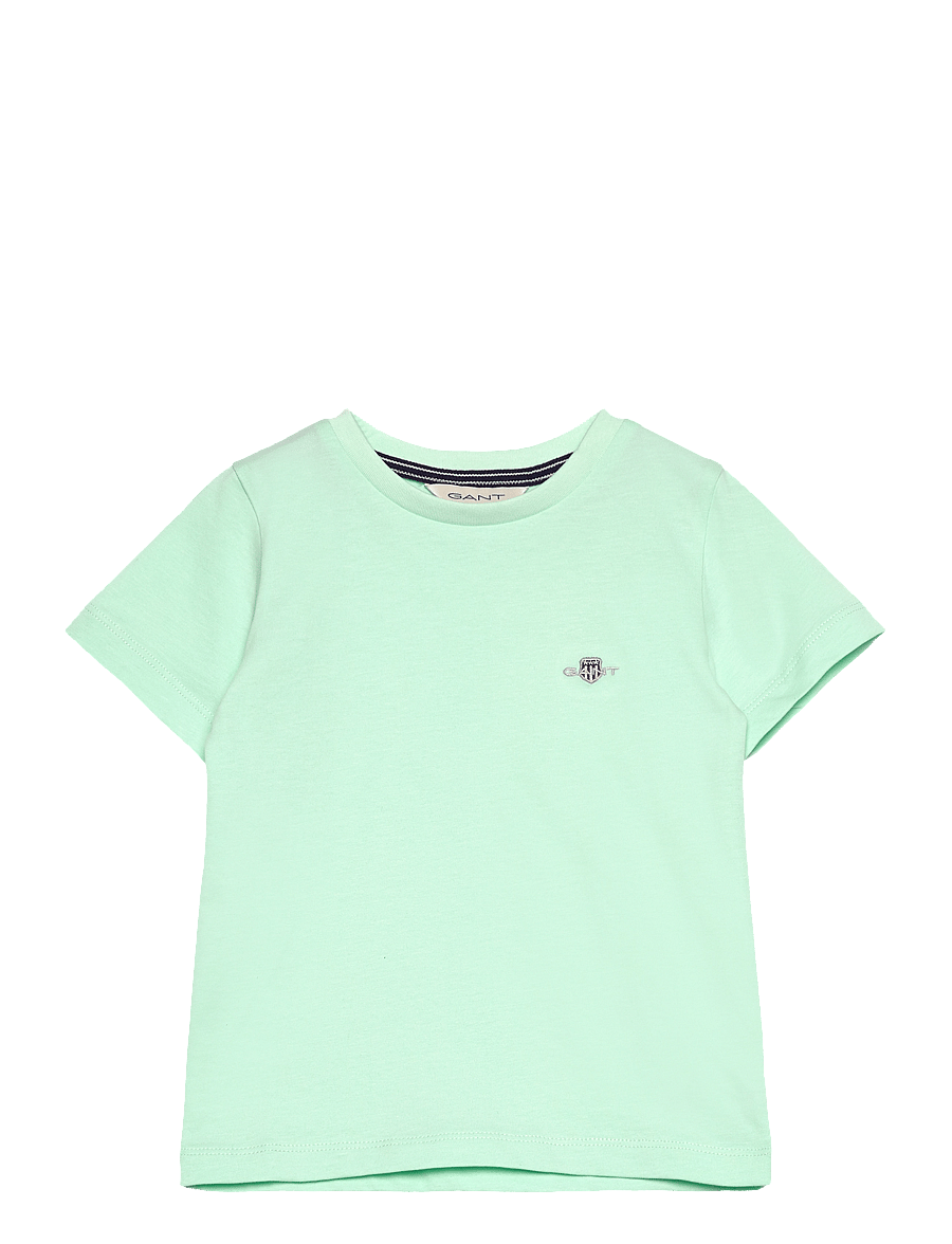Gant - SHIELD SS T-SHIRT - kortärmade t-shirts - faded mint - 0