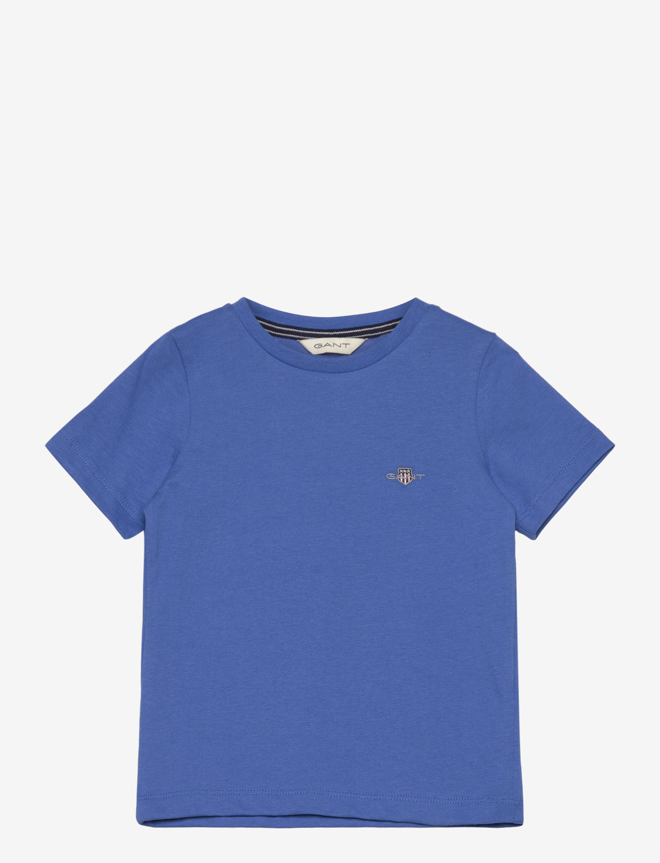 Gant - SHIELD SS T-SHIRT - kortærmede t-shirts - greece blue - 0