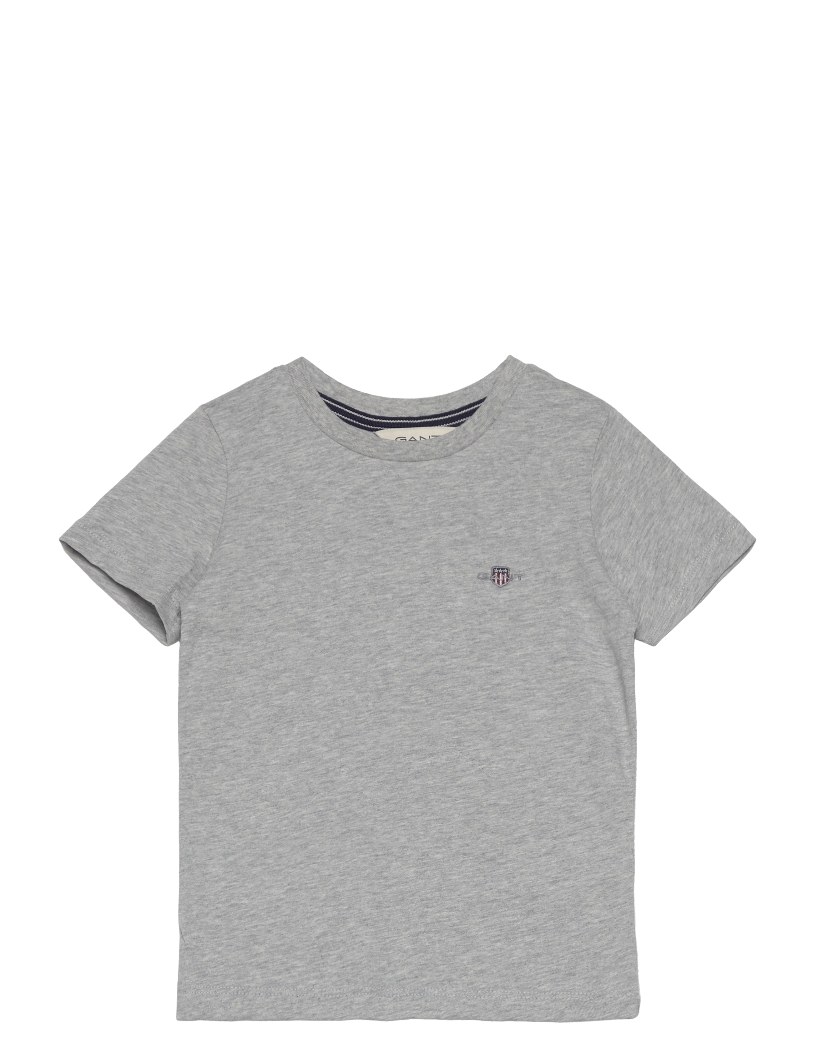 Gant SHIELD SS T-SHIRT - Basics - LIGHT GREY MELANGE / grey