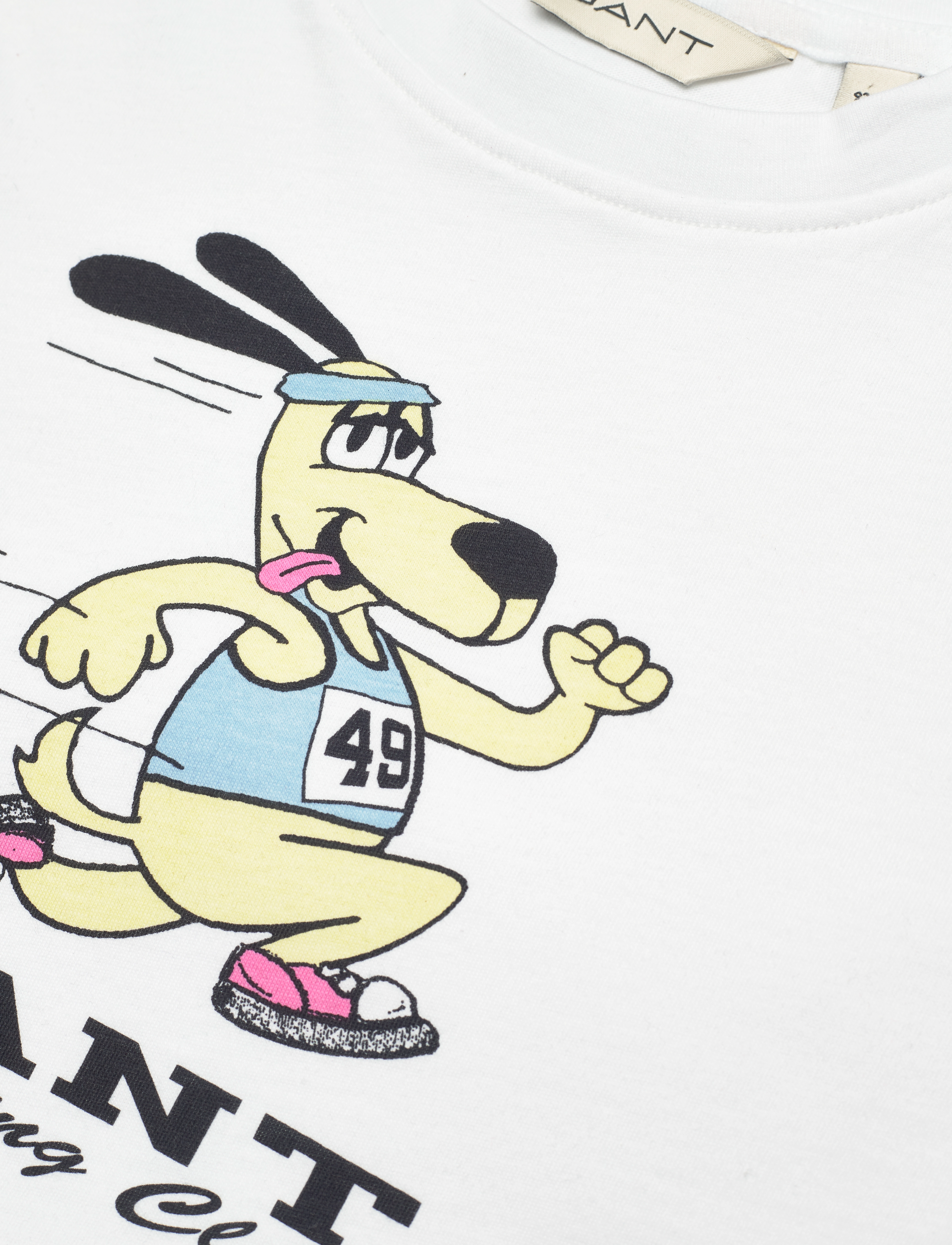 GANT - GANT RUNNING DOG PRINT T-SHIRT - white - 2
