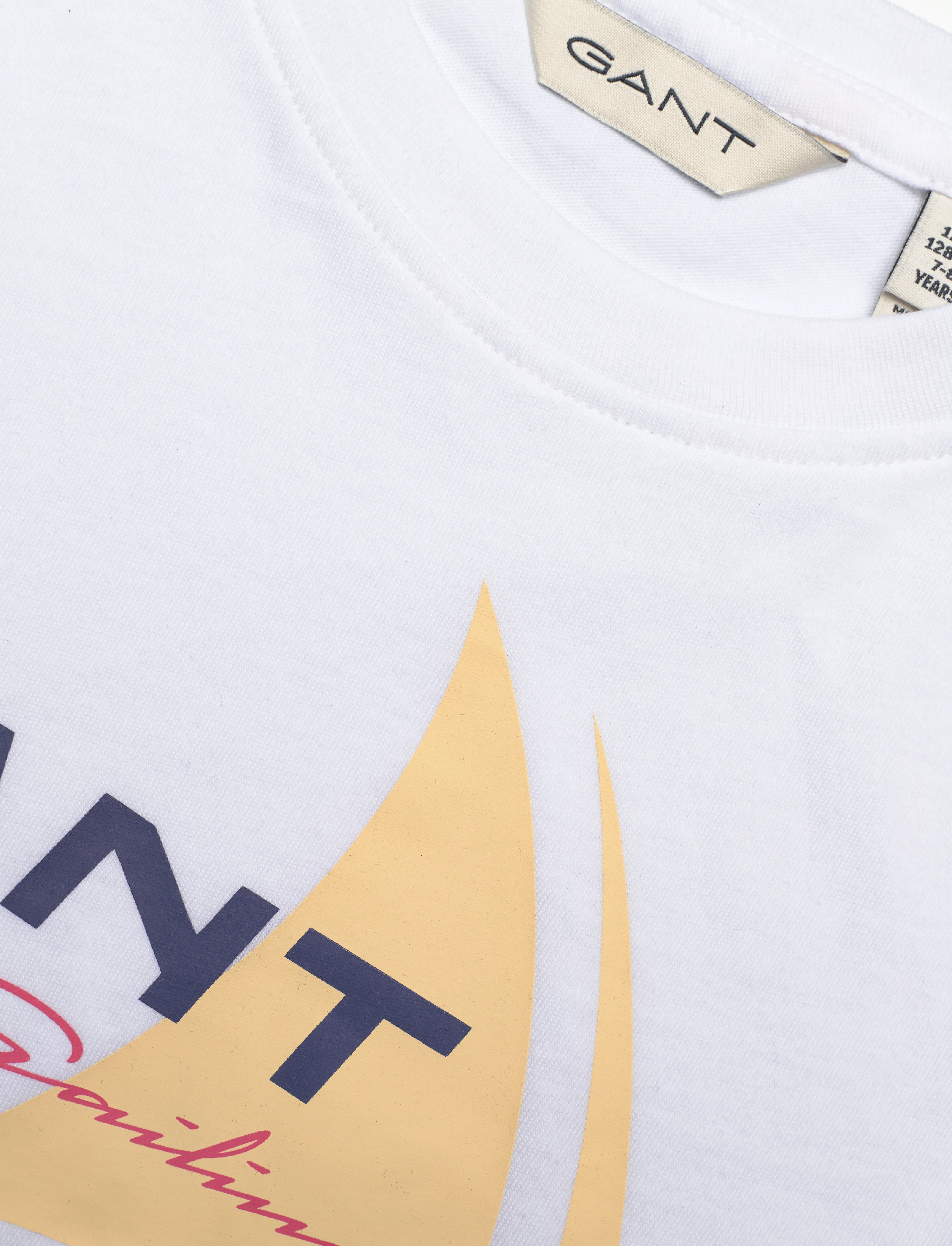 Gant - GANT SAILING GRAPHIC T-SHIRT - t-shirts à manches courtes - white - 2
