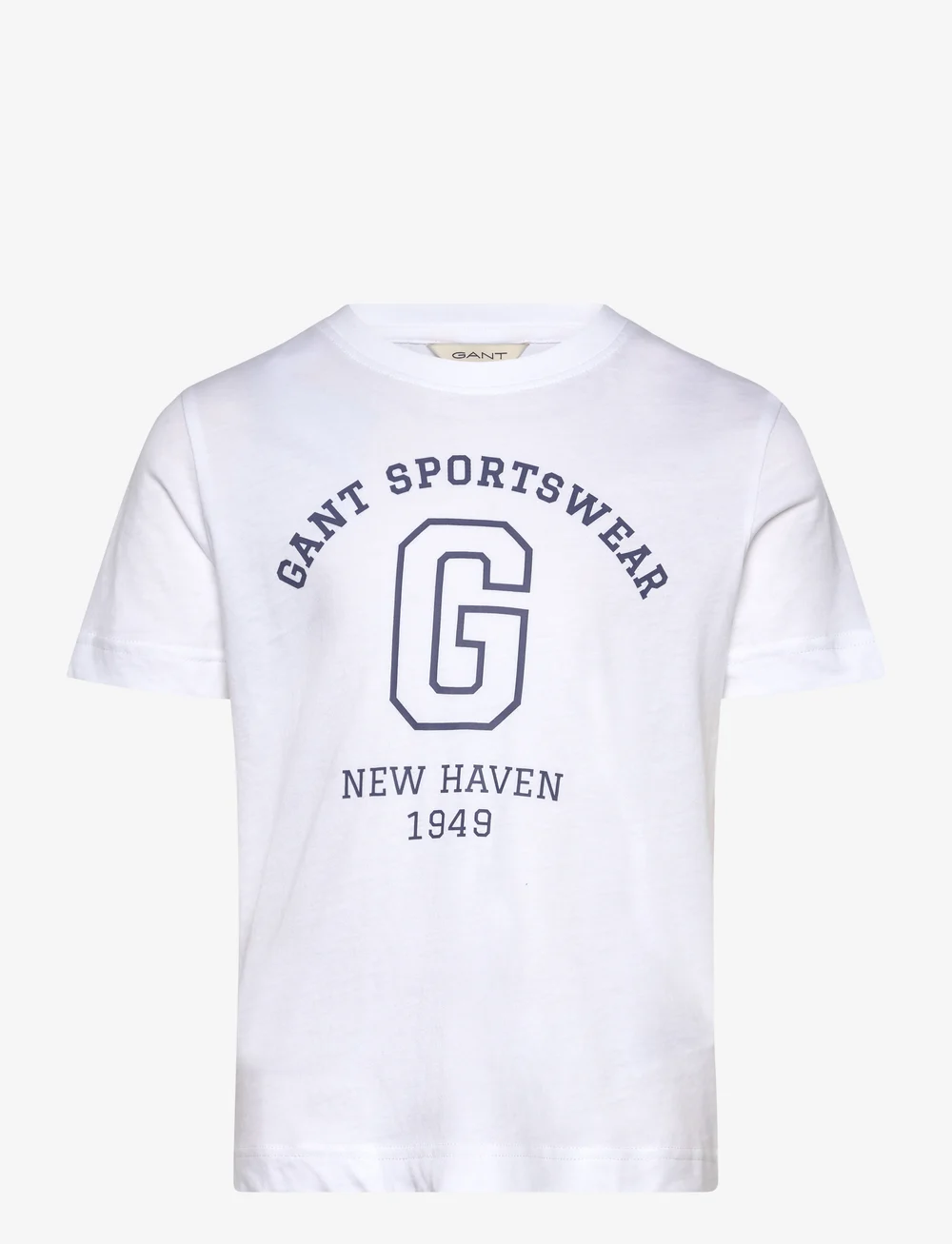 GANT - GANT SPORTSWEAR ARCH T-SHIRT - kortærmede t-shirts - white - 0