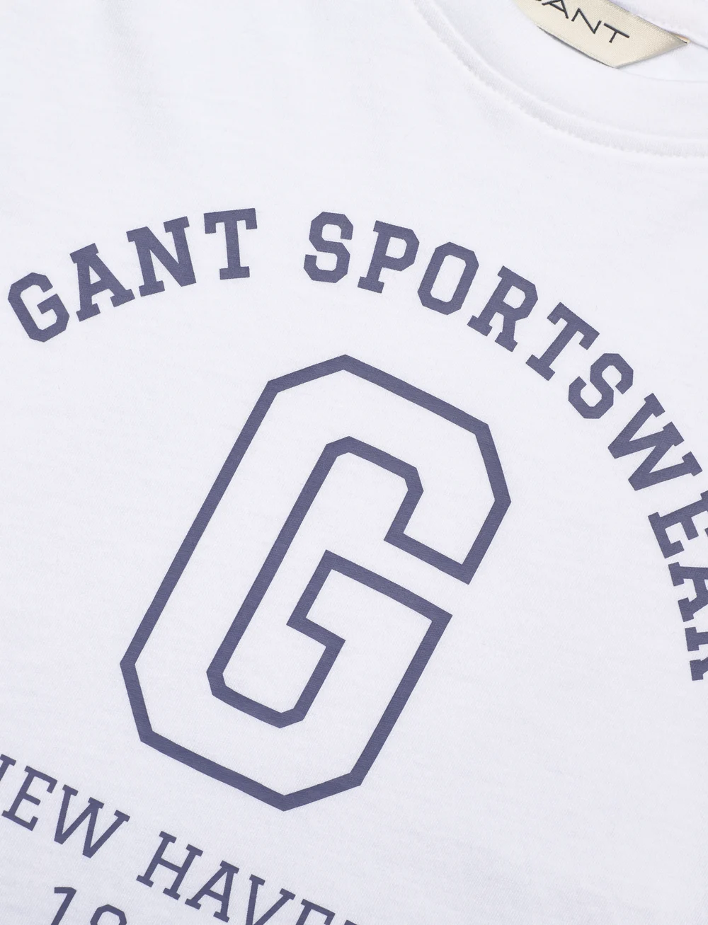 GANT - GANT SPORTSWEAR ARCH T-SHIRT - kortærmede t-shirts - white - 2
