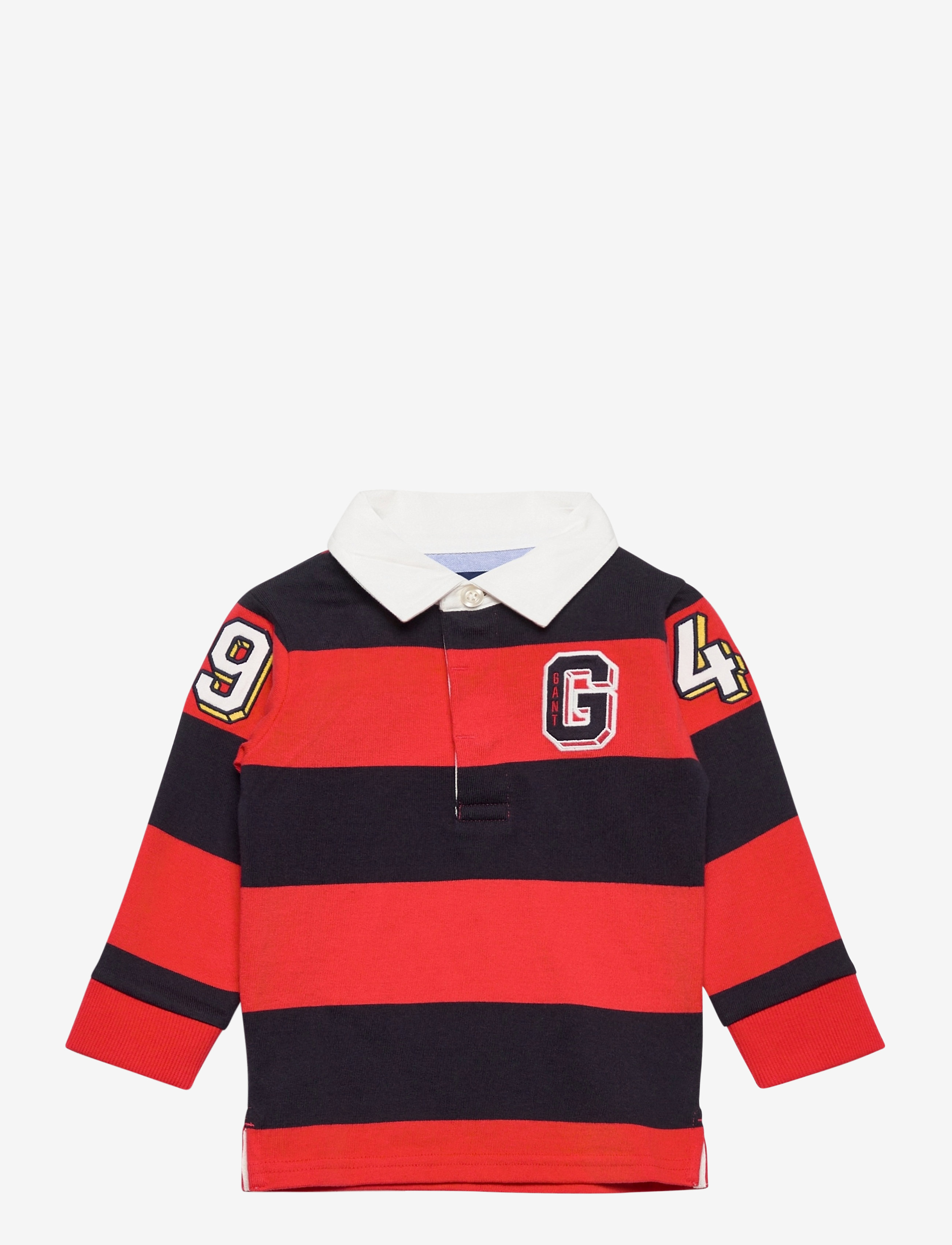 GANT - D1. 3D VARSITY BARSTRIPE HR - atomic orange - 0