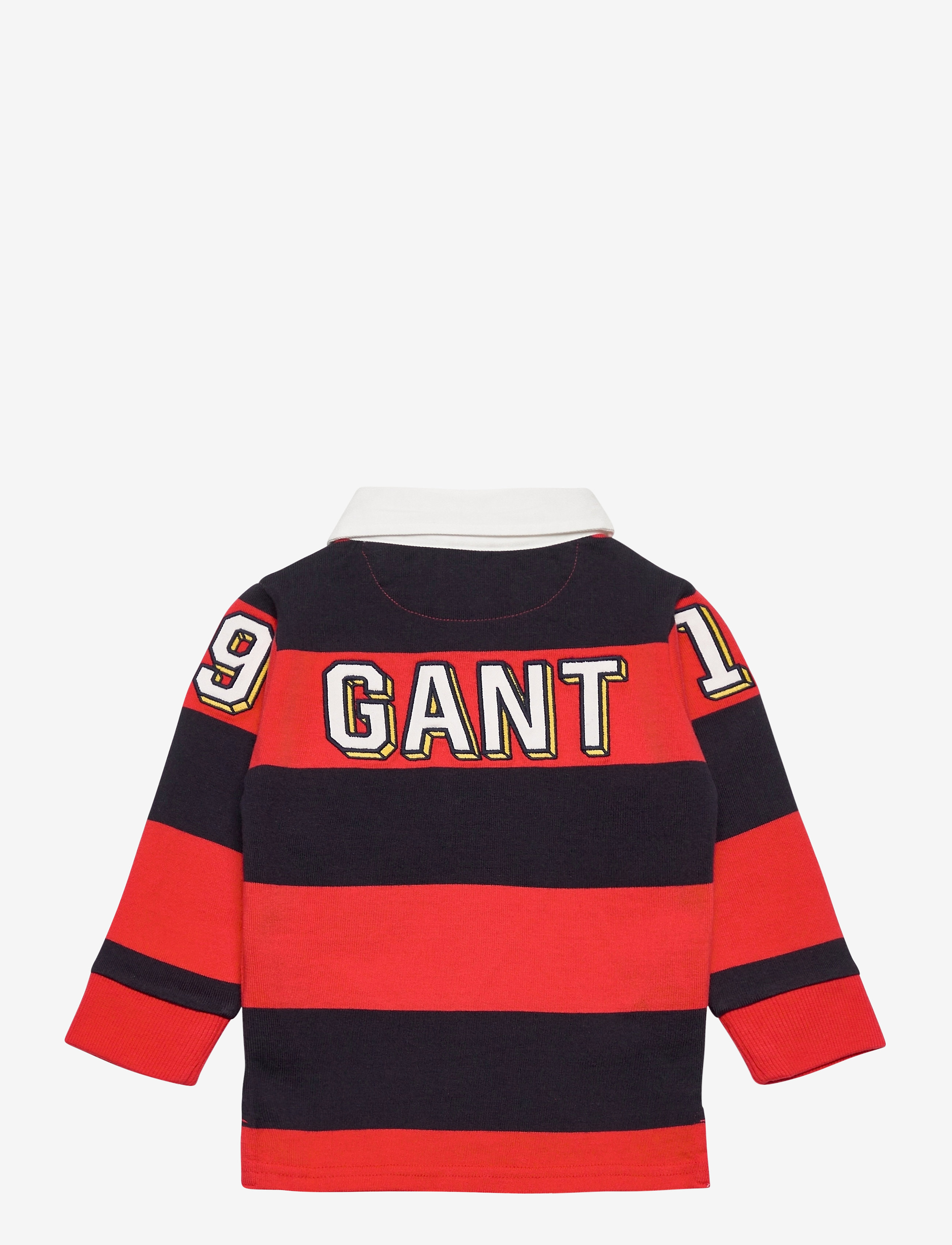 GANT - D1. 3D VARSITY BARSTRIPE HR - atomic orange - 1