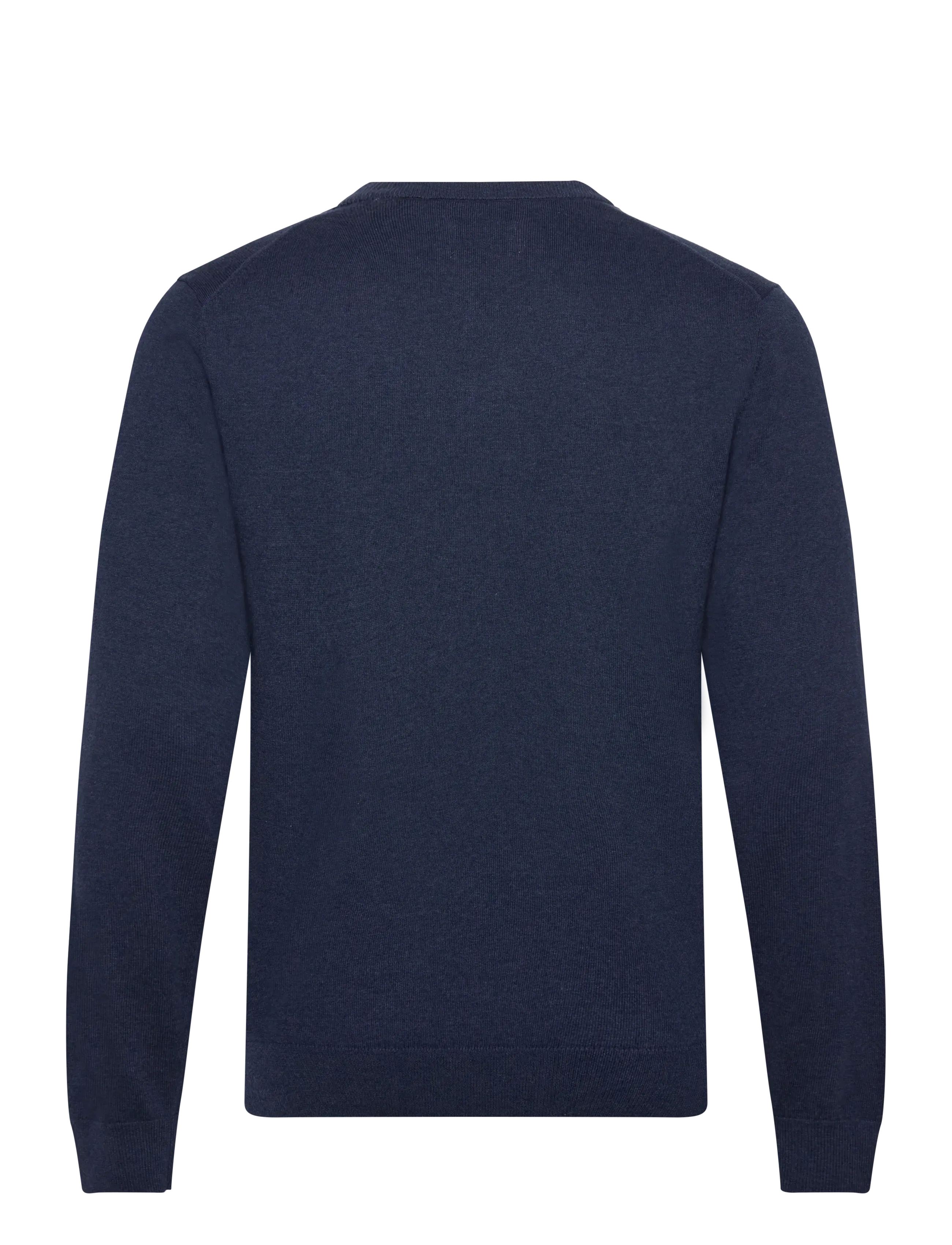 Gant - SHIELD COTTON V-NECK - trøjer - dark jeansblue melange - 1