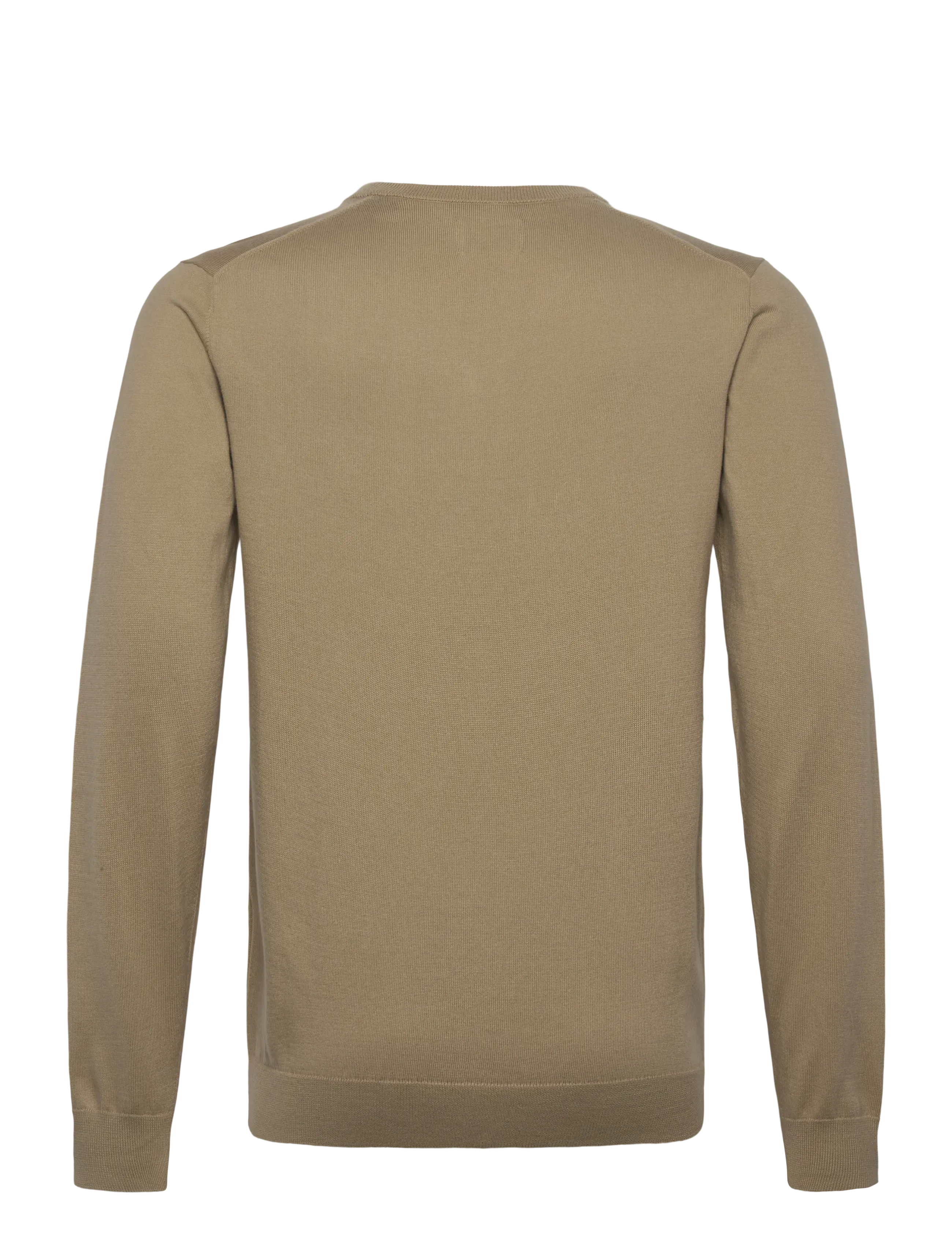Gant - SHIELD COTTON V-NECK - trøjer - dried khaki - 1