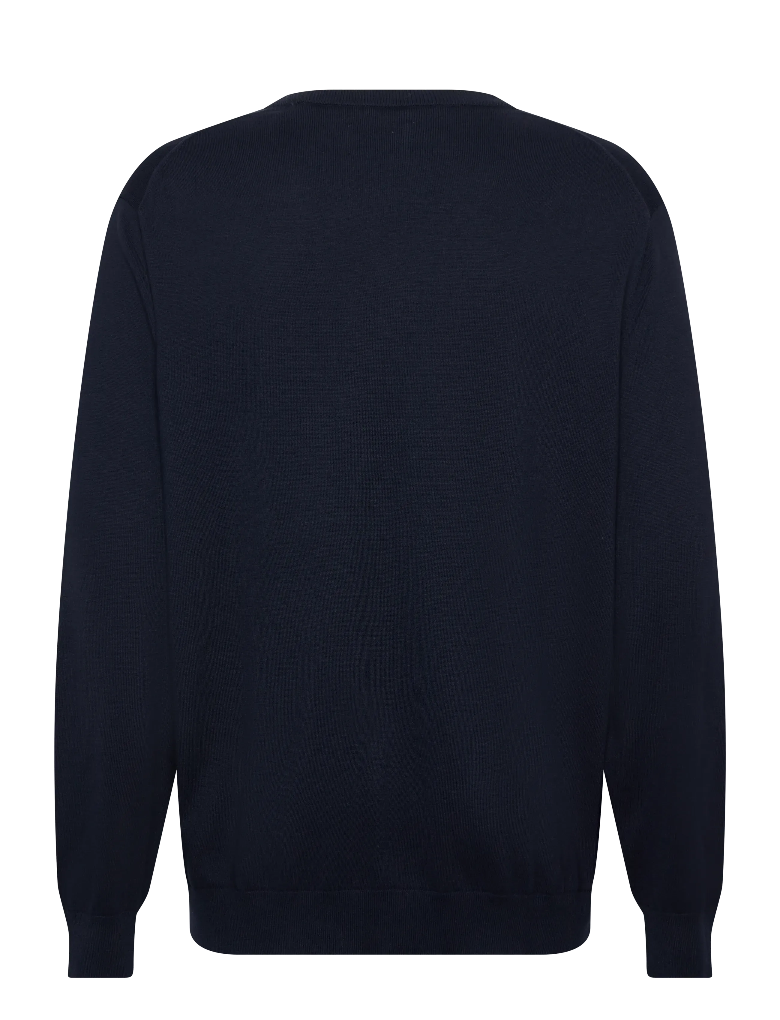 Gant - SHIELD COTTON V-NECK - trøjer - marine - 1