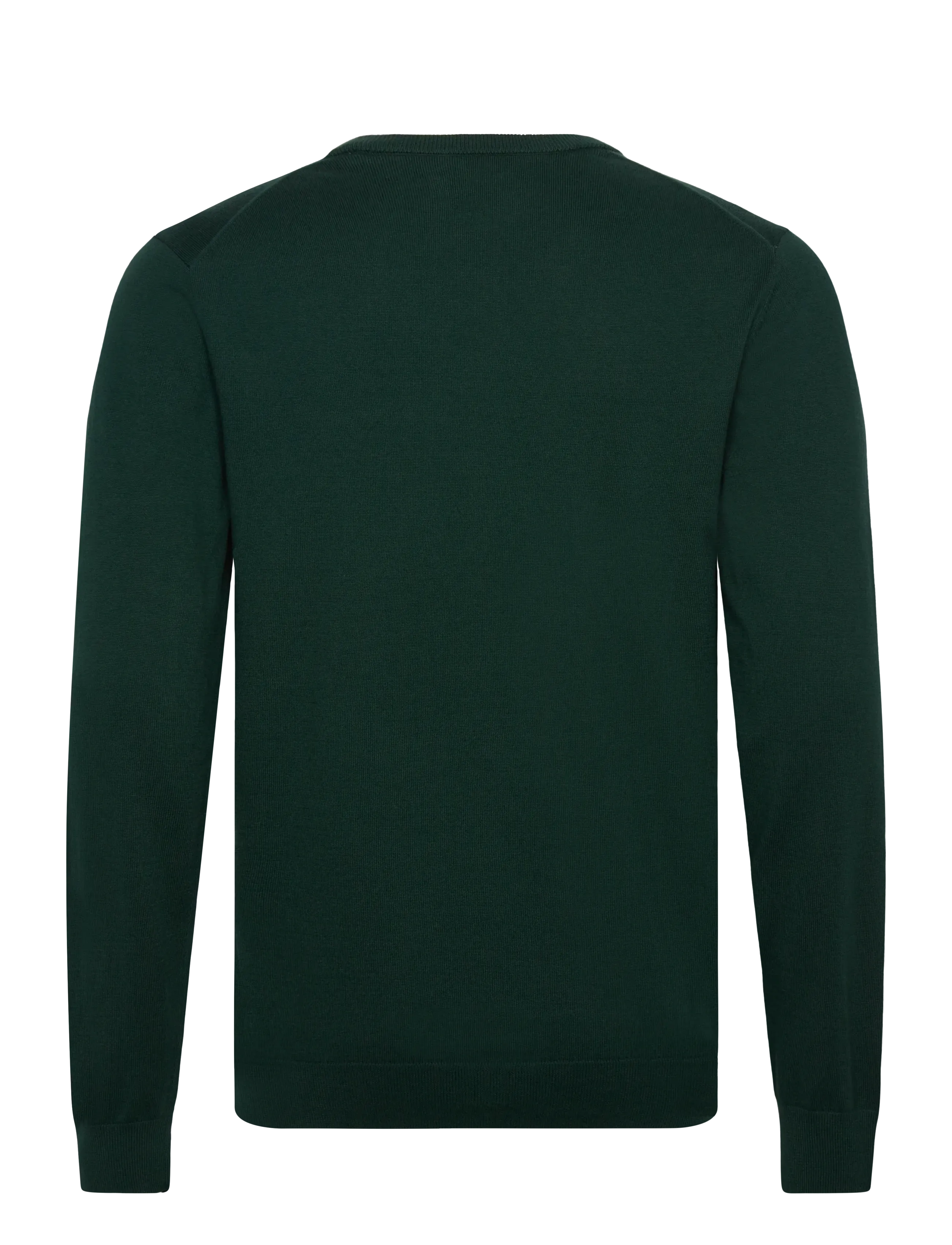 Gant - SHIELD COTTON V-NECK - trøjer - tartan green - 1