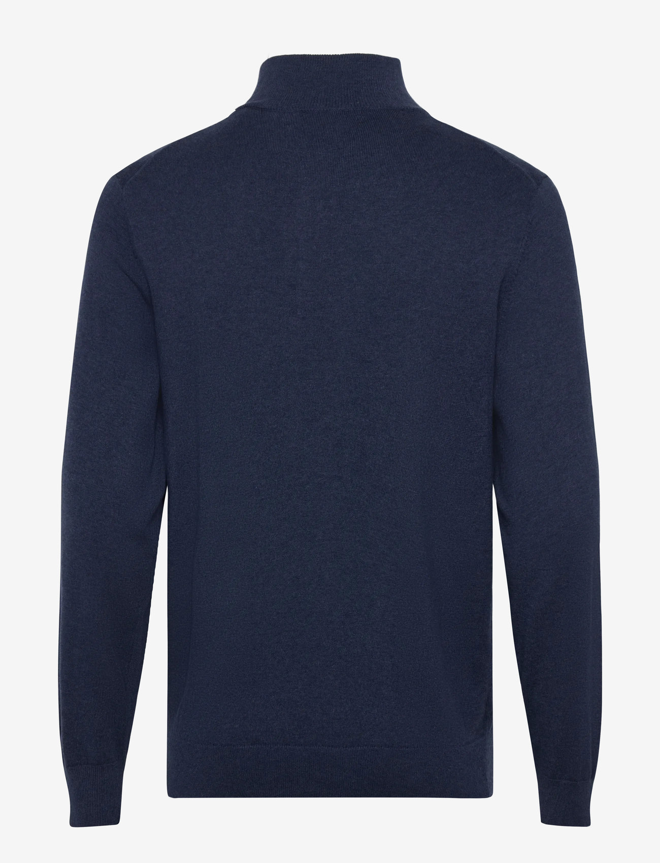 GANT - COTTON HALF ZIP - herbstliche kleidung - dark jeansblue melange - 1