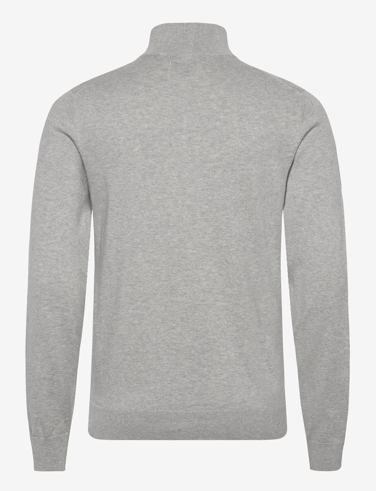 GANT - COTTON HALF ZIP - herbstliche kleidung - light grey melange - 1