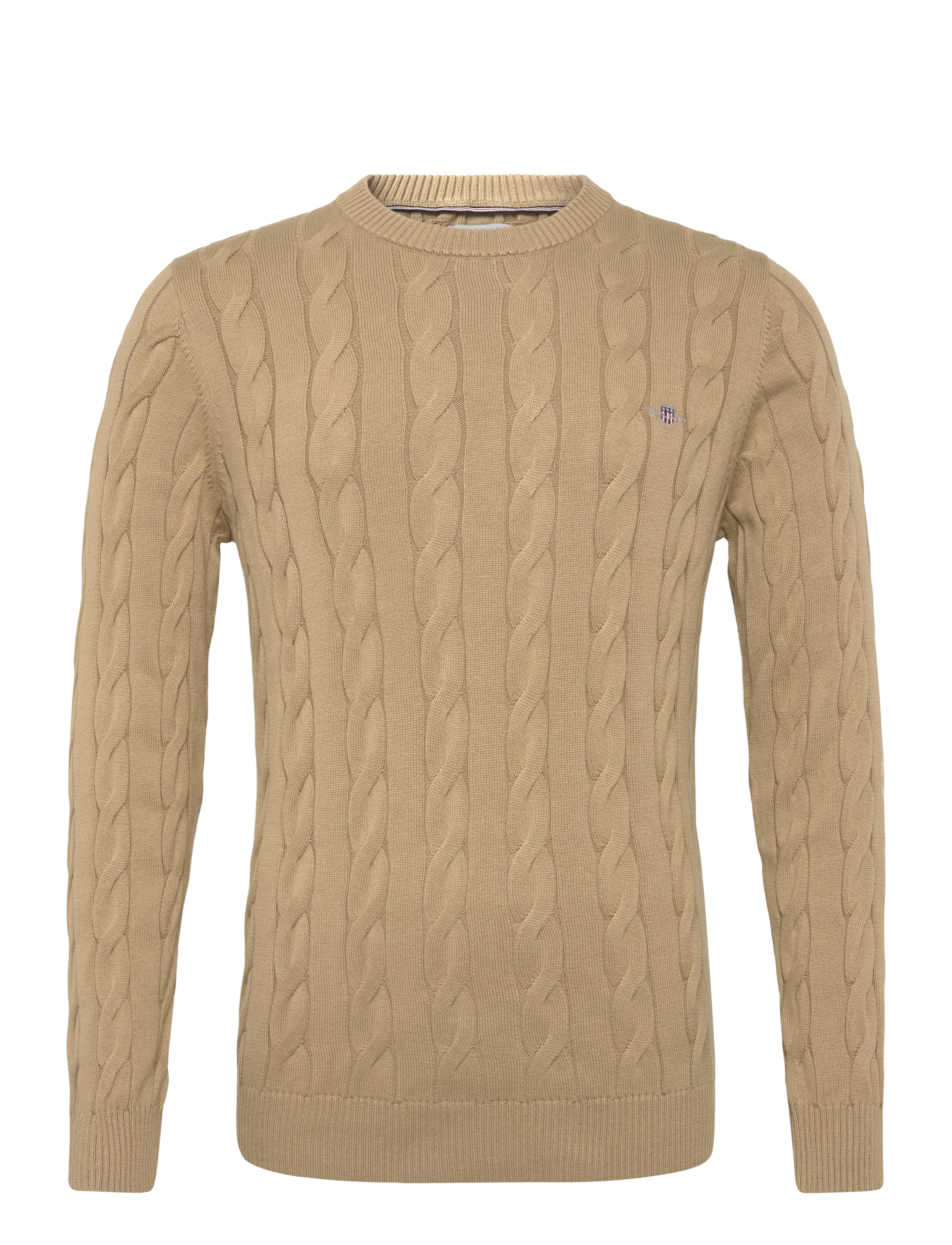 Gant Cable Knit Sweater - Kleidung - CARAMEL BEIGE / beige
