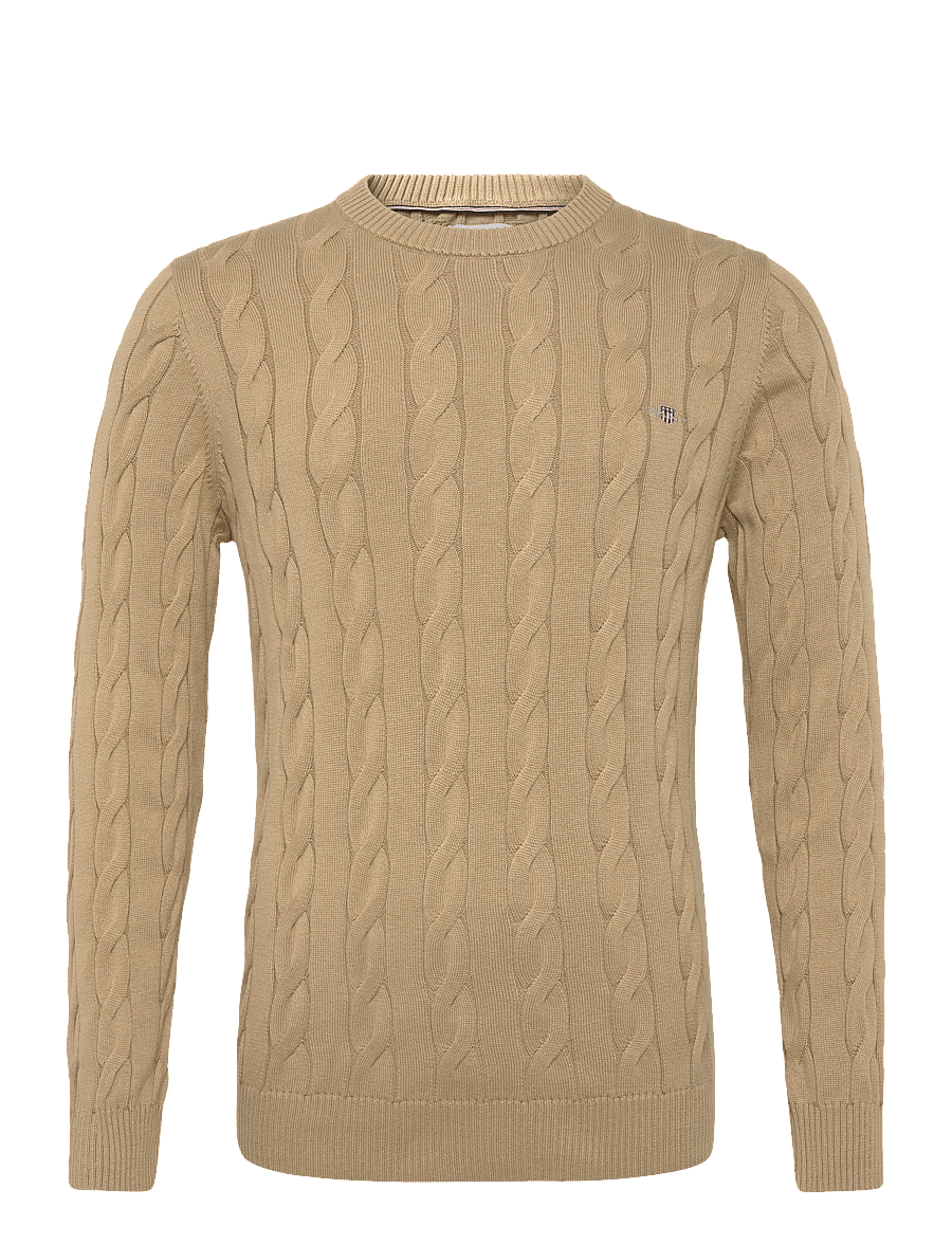 Gant - Cable Knit Sweater - rundhals - caramel beige - 0