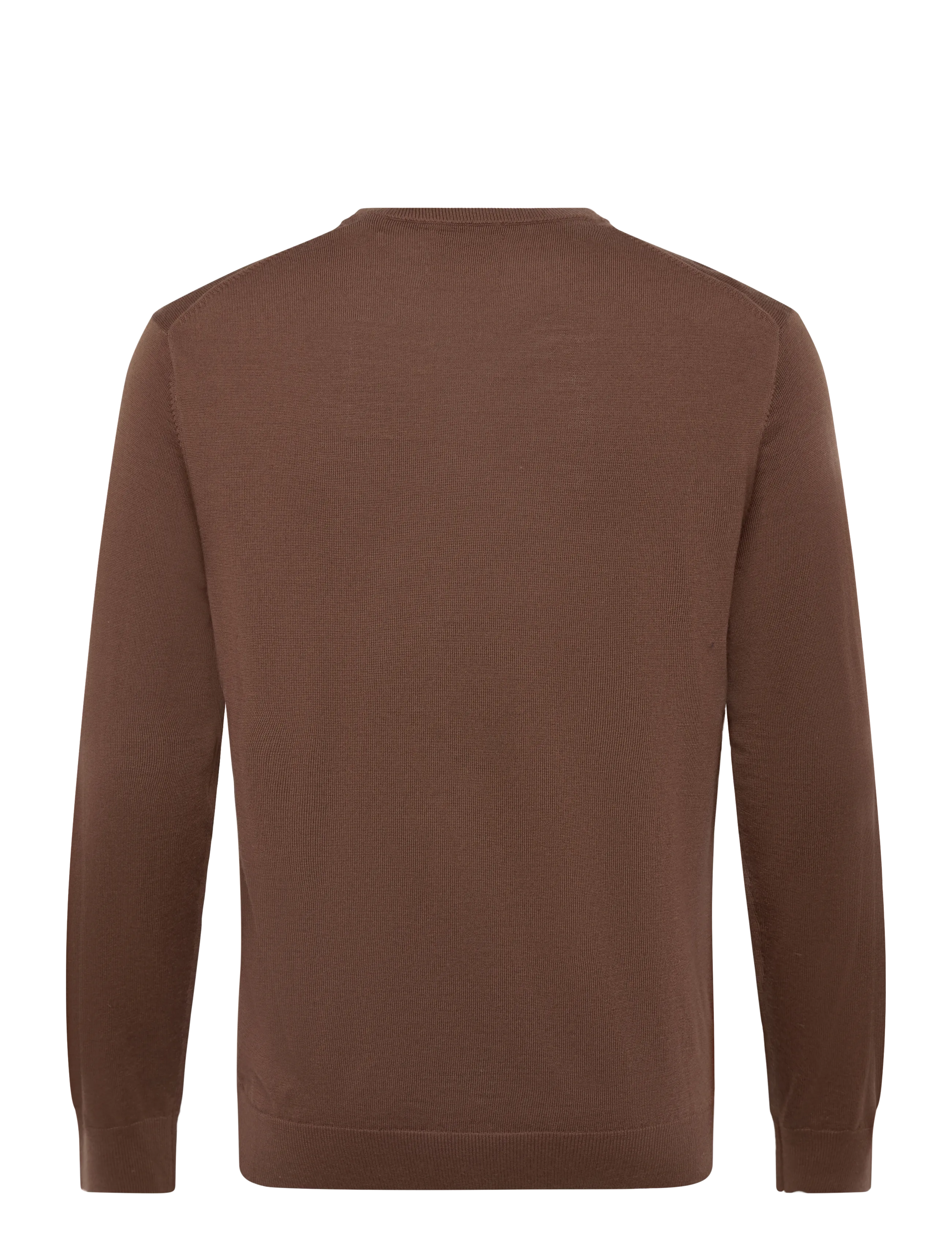 Gant - EXTRAFINE MERINO C-NECK - rundhals - mahogany brown - 1