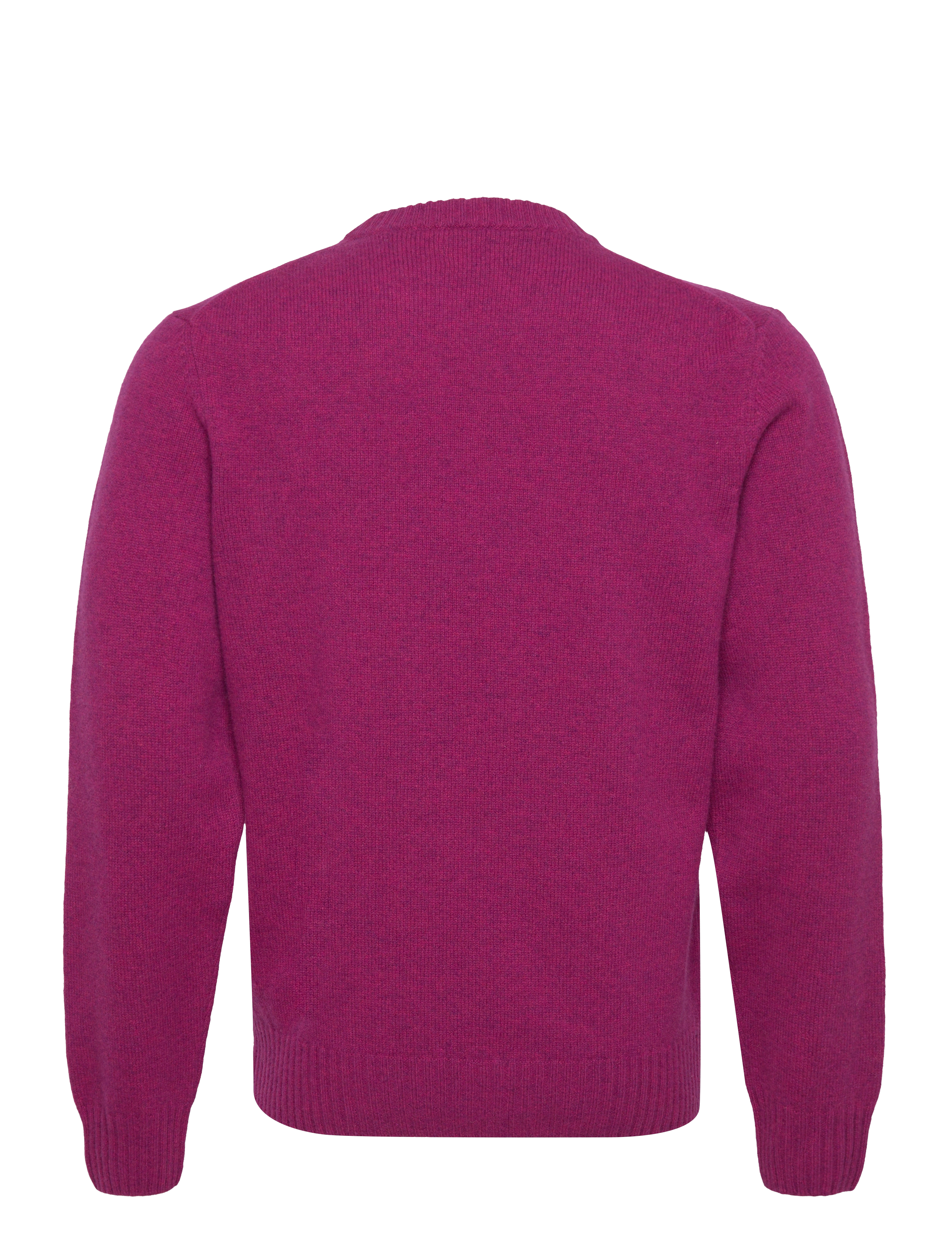 GANT - D2. BRUSHED WOOL C-NECK - plumped red - 1