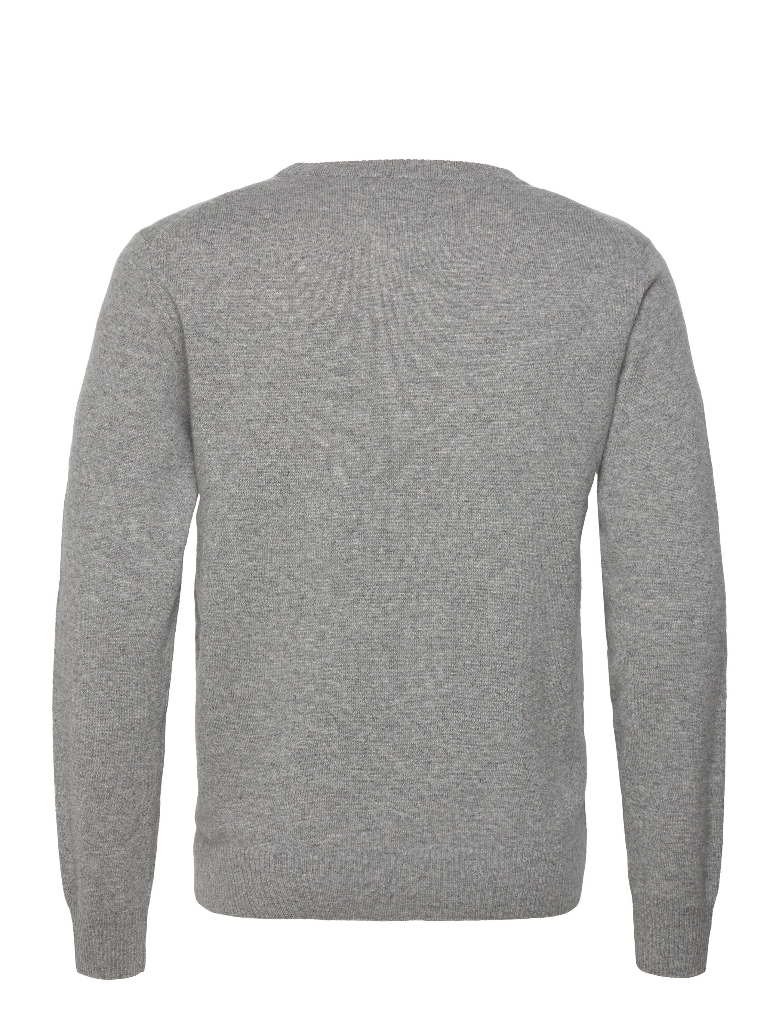 GANT - D1. CASHMERE C-NECK - grey melange - 1