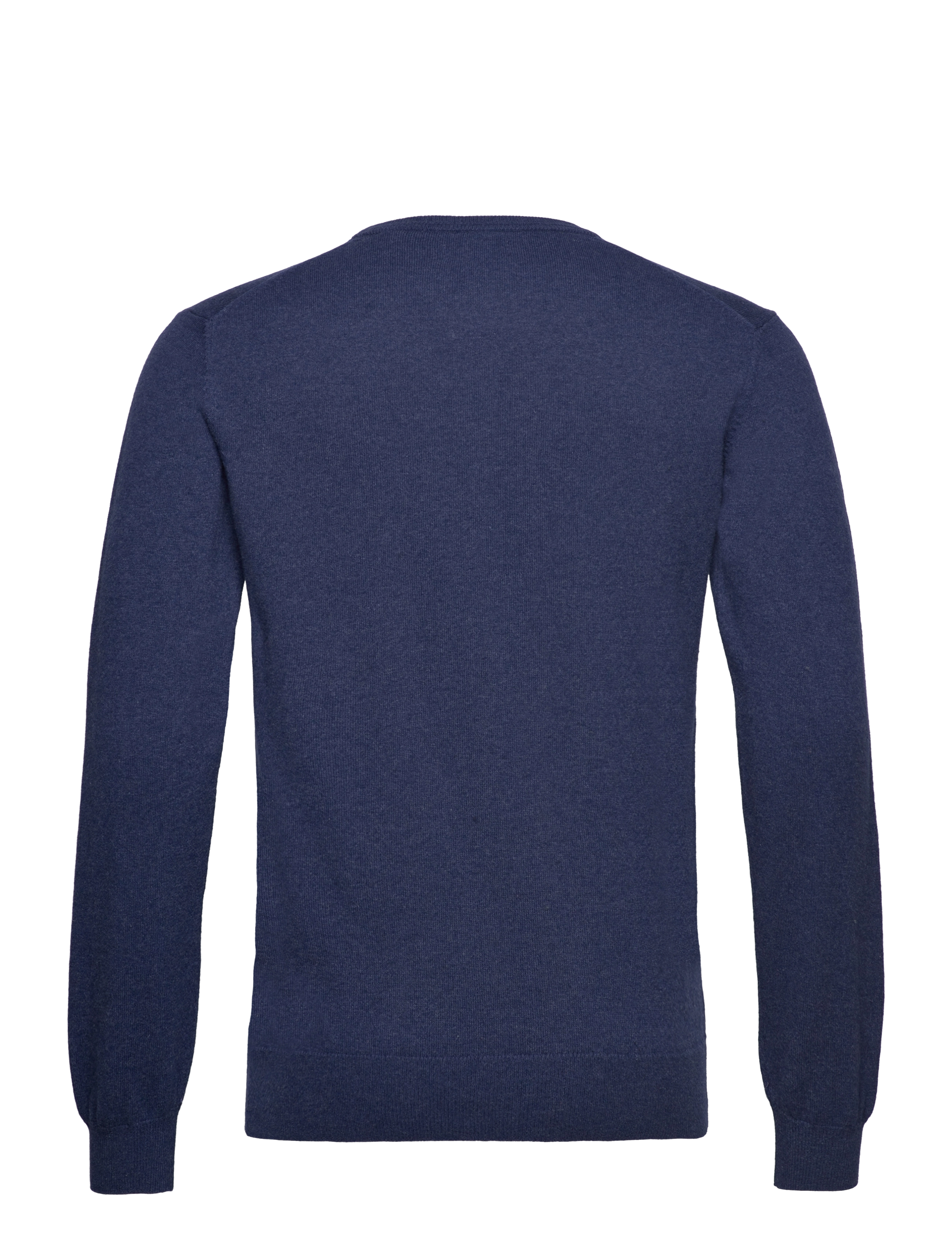 GANT - D2. COTTON WOOL C-NECK - marine melange - 1