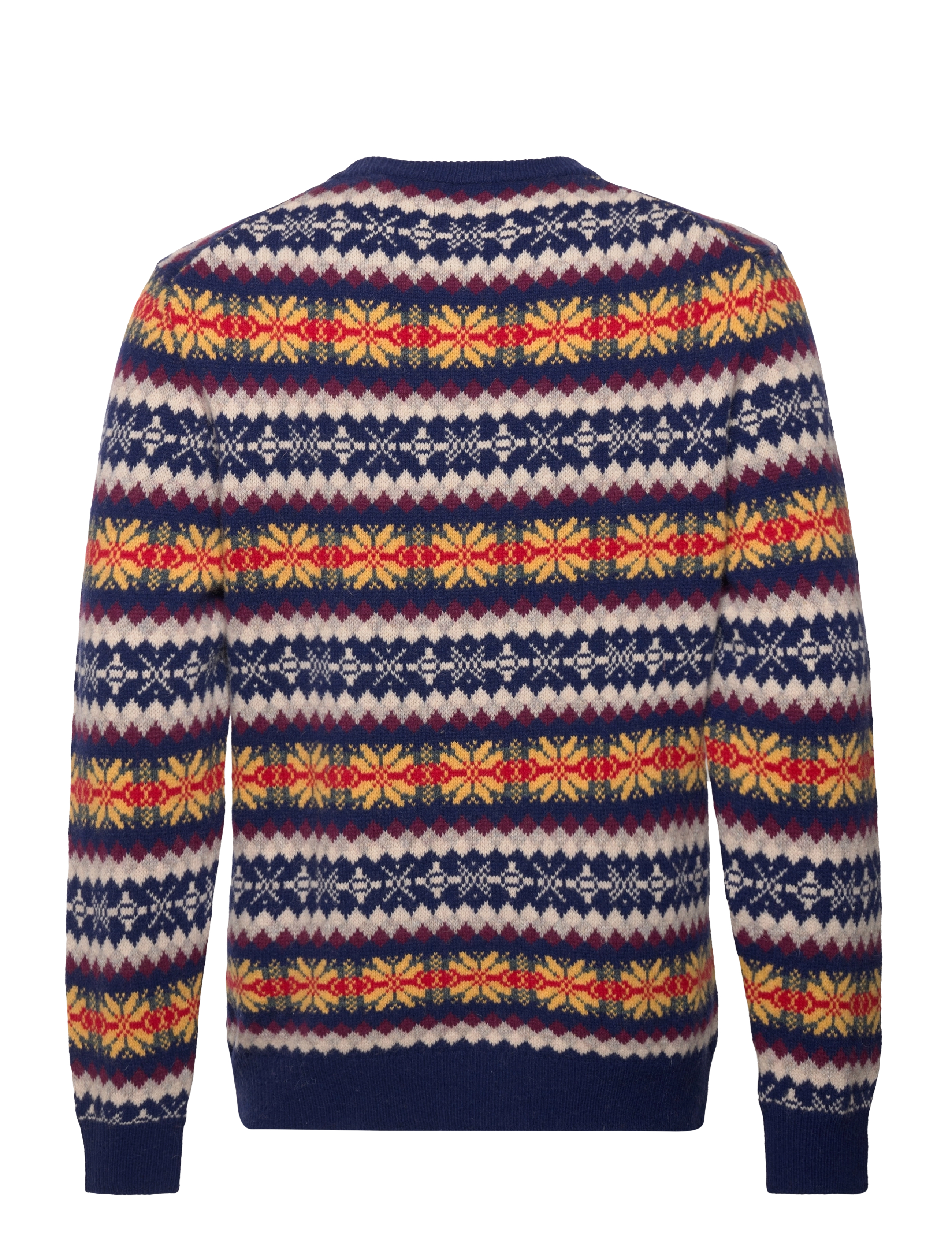 GANT - D2. FAIR ISLE C-NECK - evening blue - 1