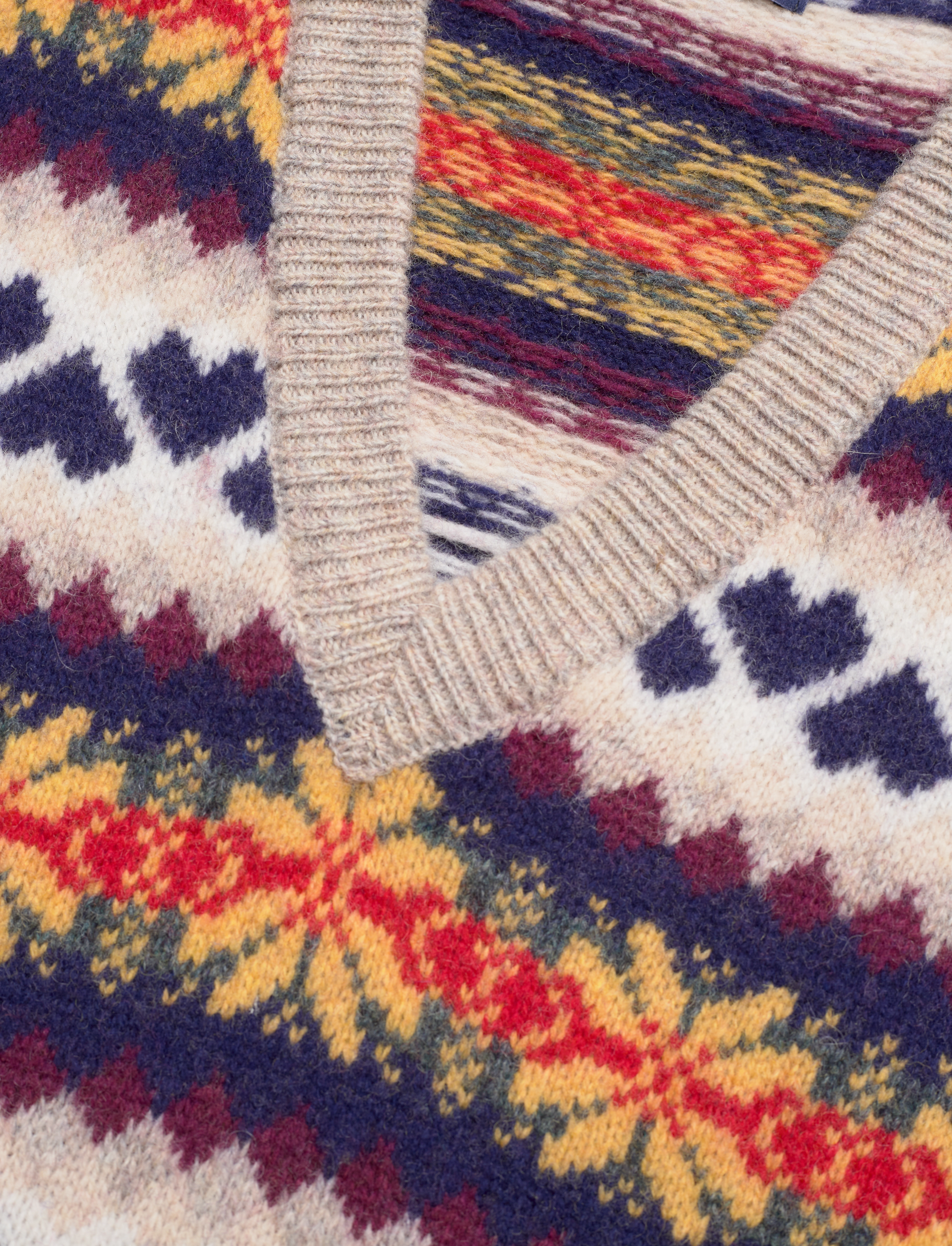 GANT - D2. FAIR ISLE SLIPOVER - light beige melange - 2