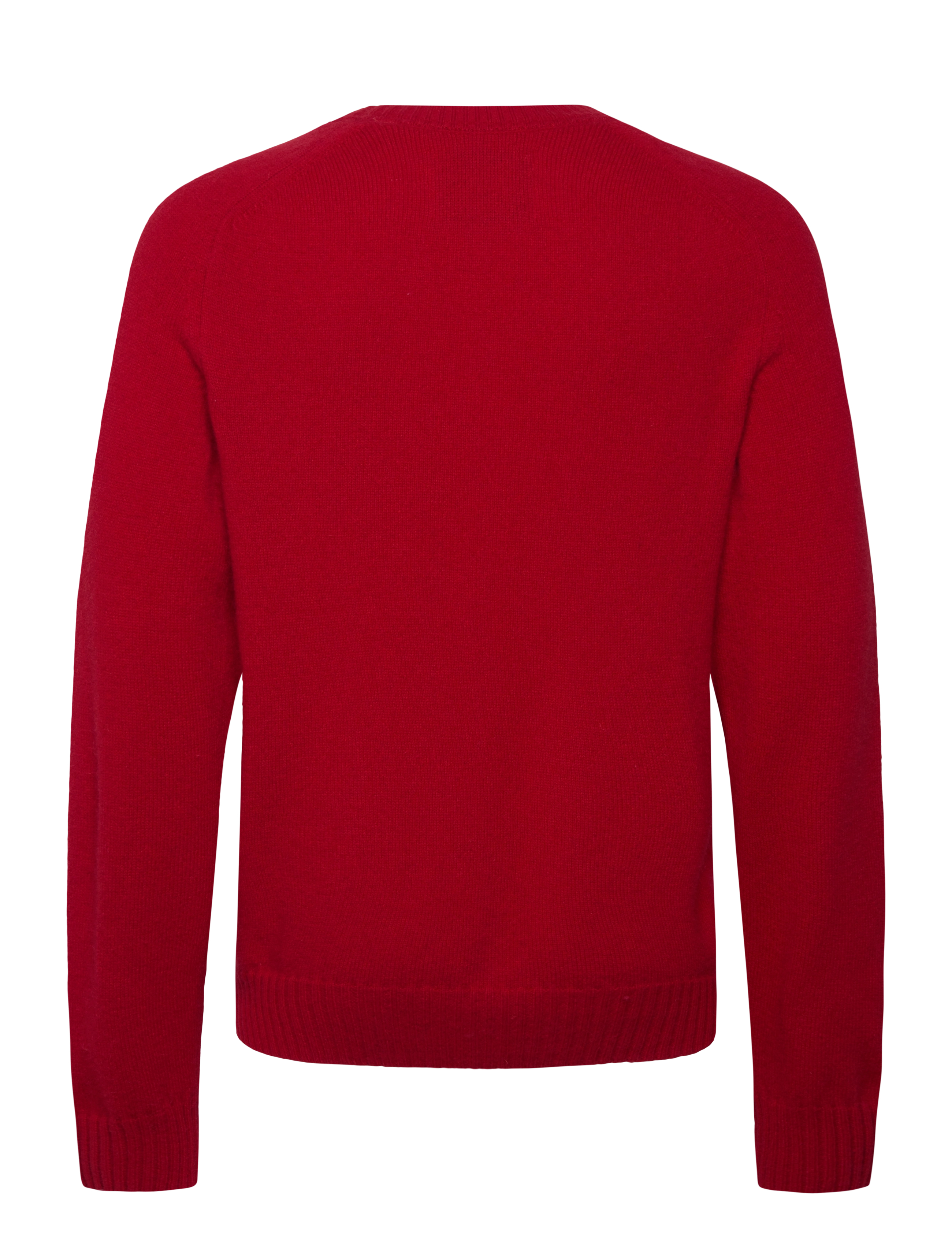 GANT - SADDLE SHOULDER WOOL C-NECK - rich red - 1